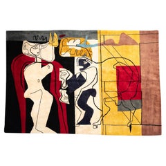 After Le Corbusier, Rug, or tapestry. Contemporary work
