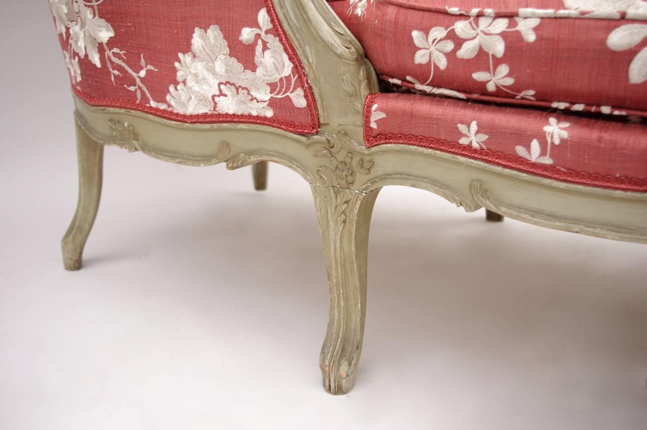 Louis XV style Grey-Painted Daybed, circa 1900 1