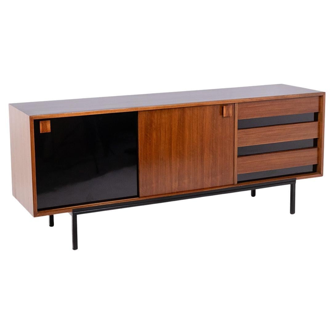 Bernard Marange. Credenza in teak. Circa 1960. in vendita