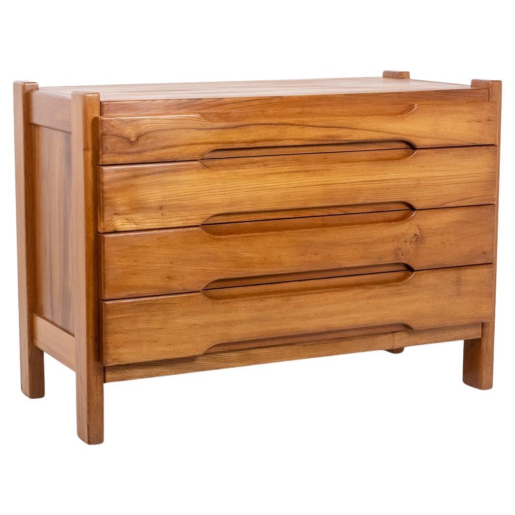 Maison Regain. Commode en orme. Circa 1970. en vente