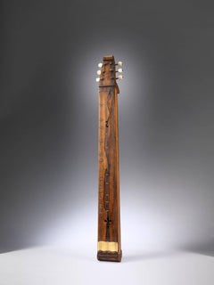 Two Unusual 'Epinettes' or Table Harps
