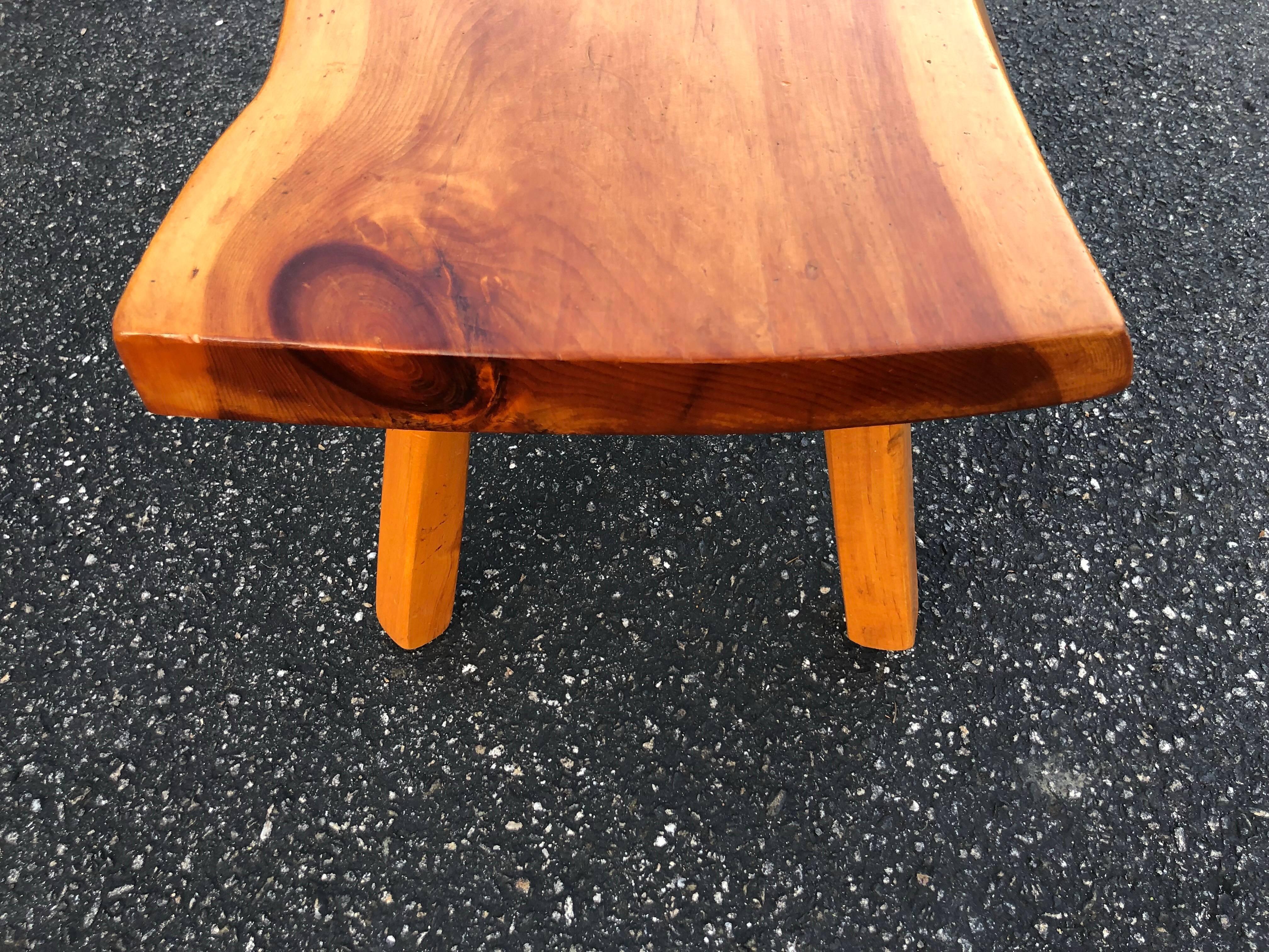 Live Edge Wooden Slab Bench or Table In Good Condition In Redding, CT