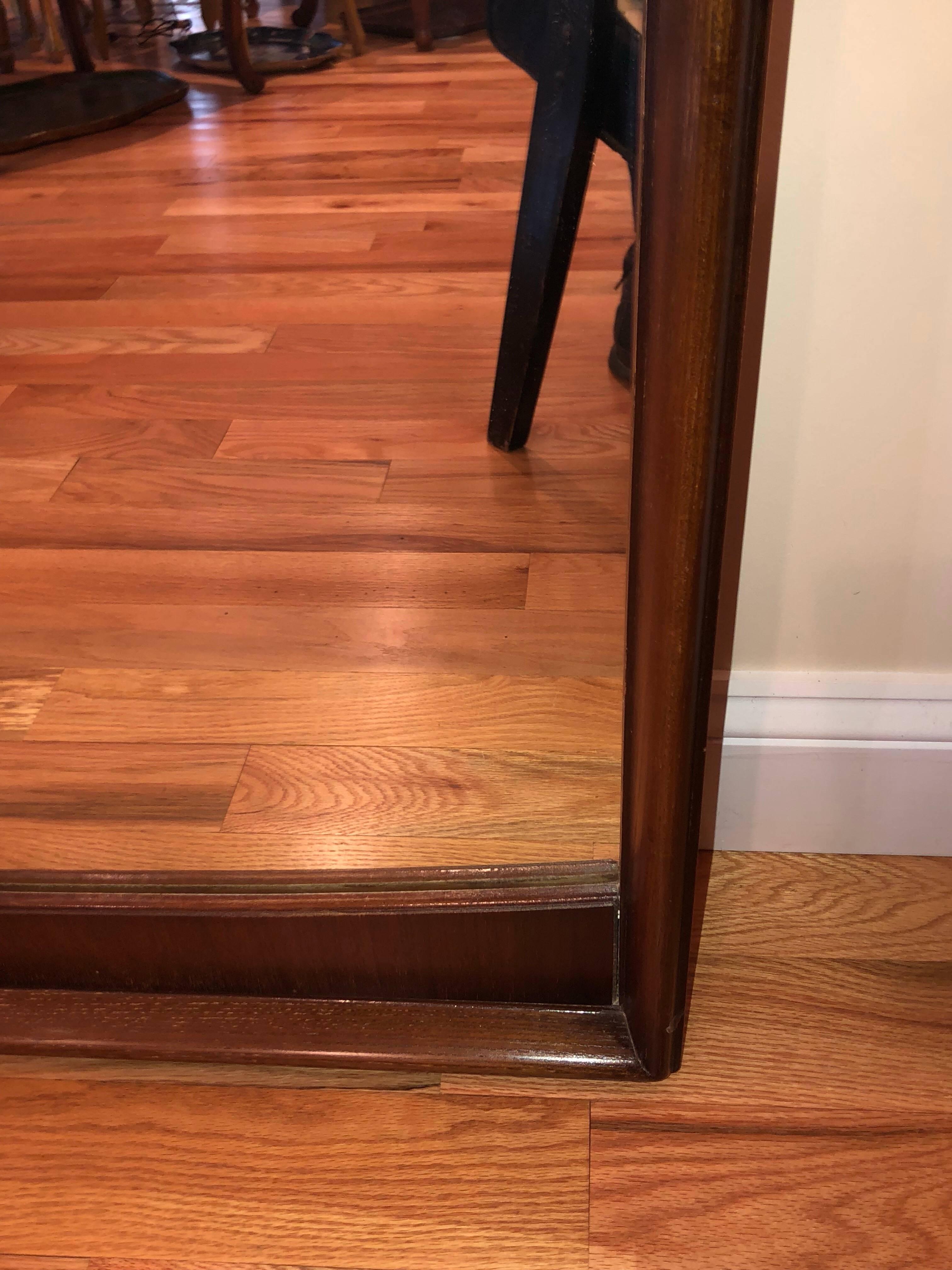 Mid-Century Modern Walnut Mirror 4