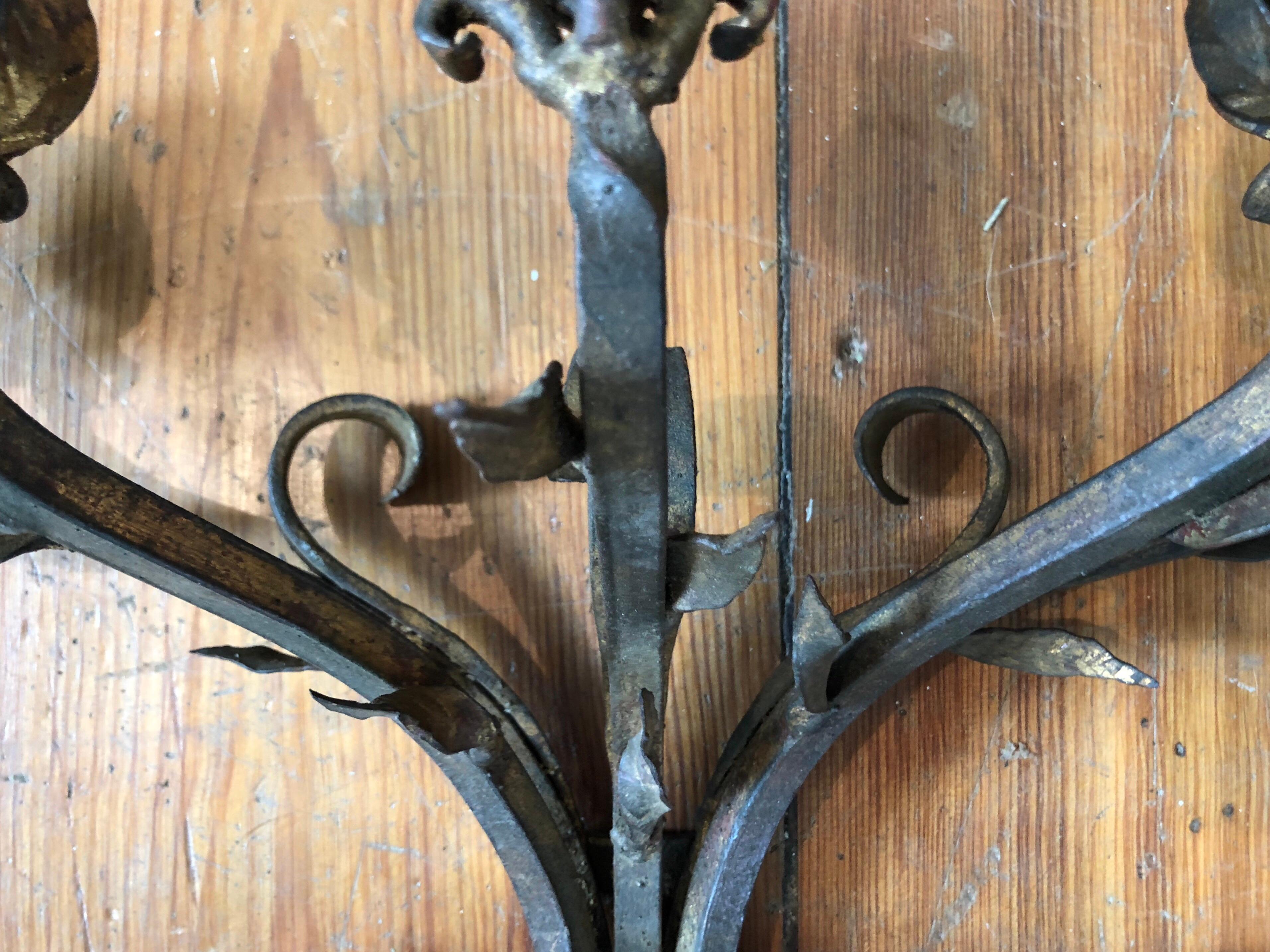 cast iron wall sconce