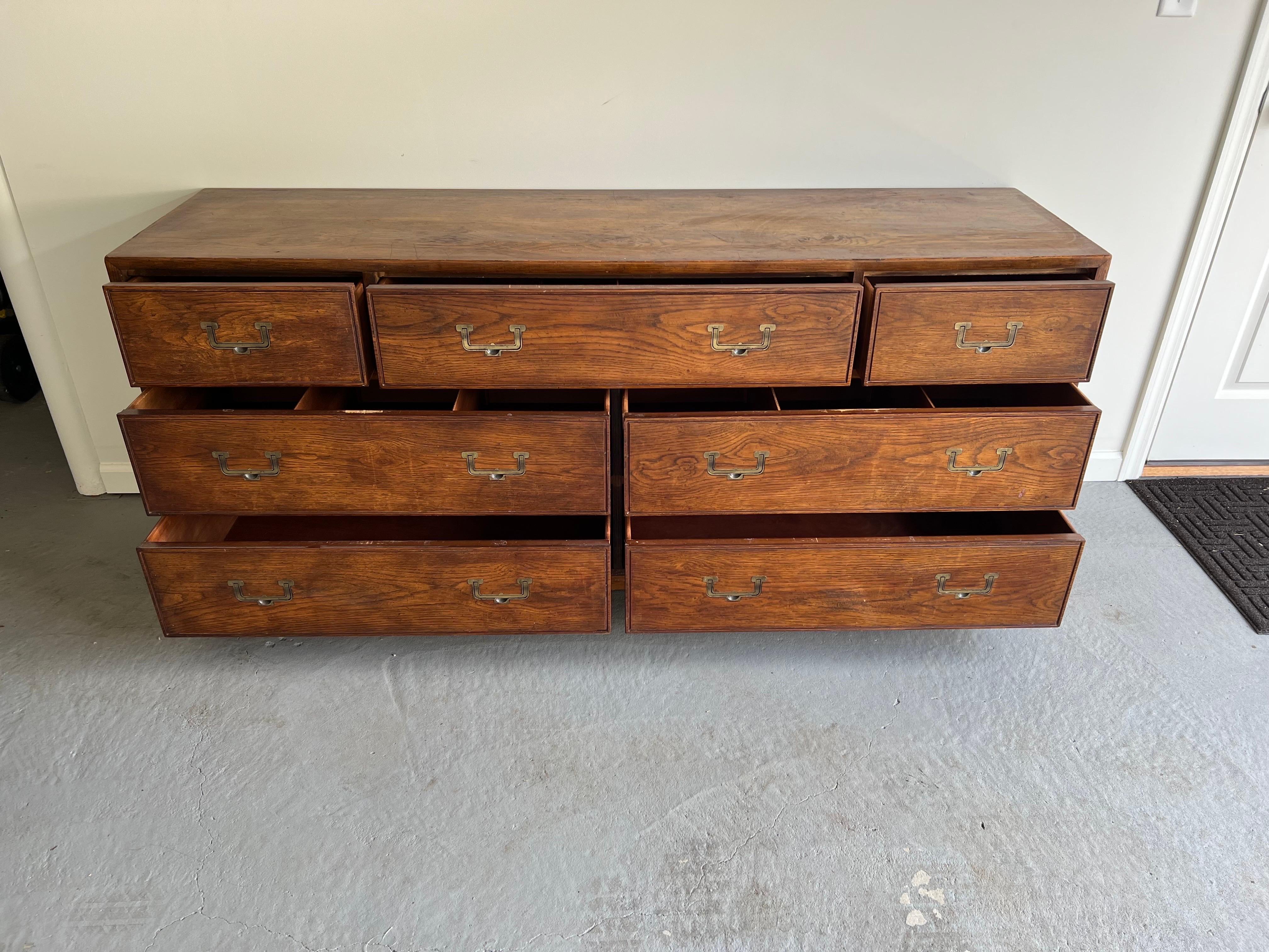 Henredon Artefacts Campaign Style Dresser 3