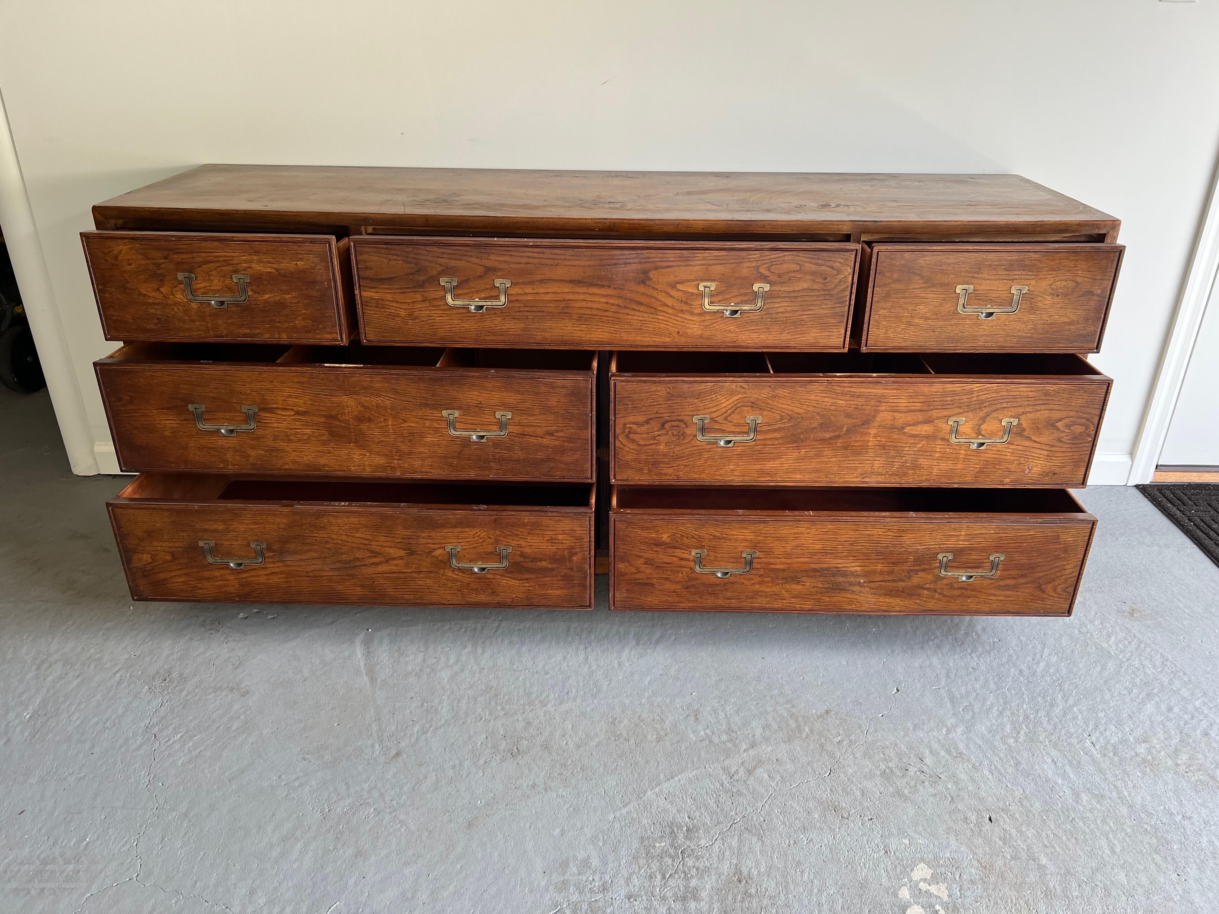 Henredon Artefacts Campaign Style Dresser 4