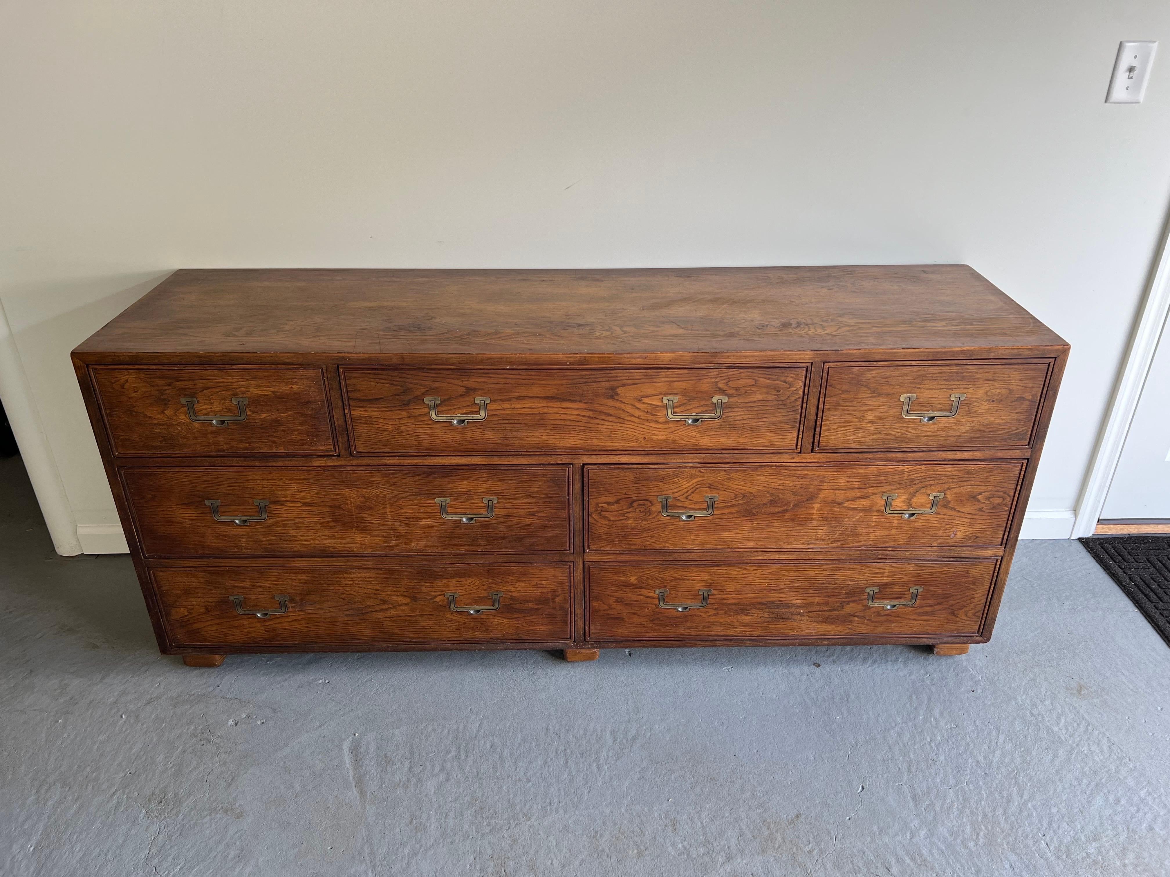 Henredon Artefacts Campaign Style Dresser 6