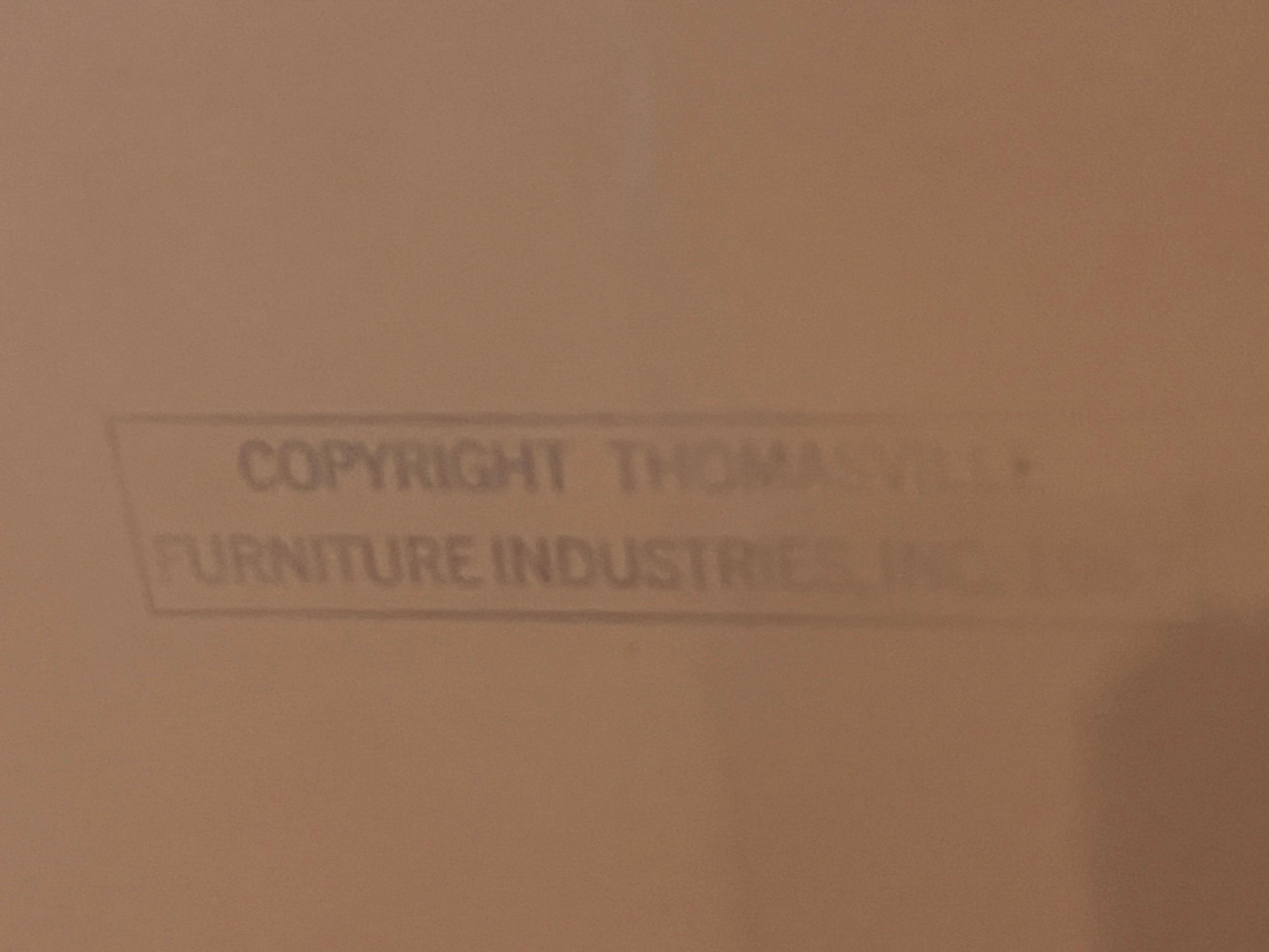 Paar moderne Spiegel aus der Mitte des Jahrhunderts von Thomasville im Angebot 16