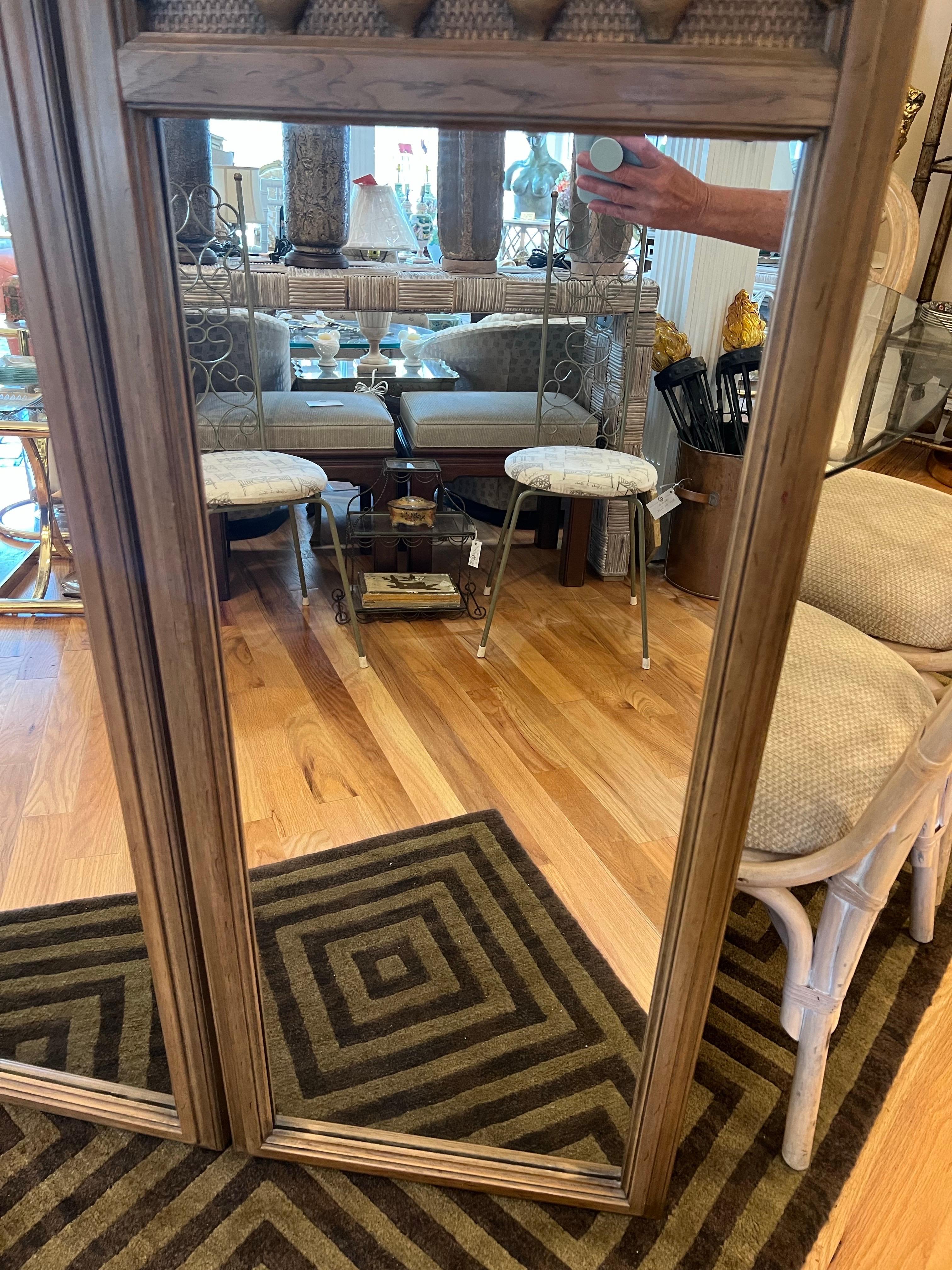 Paar moderne Spiegel aus der Mitte des Jahrhunderts von Thomasville im Angebot 13