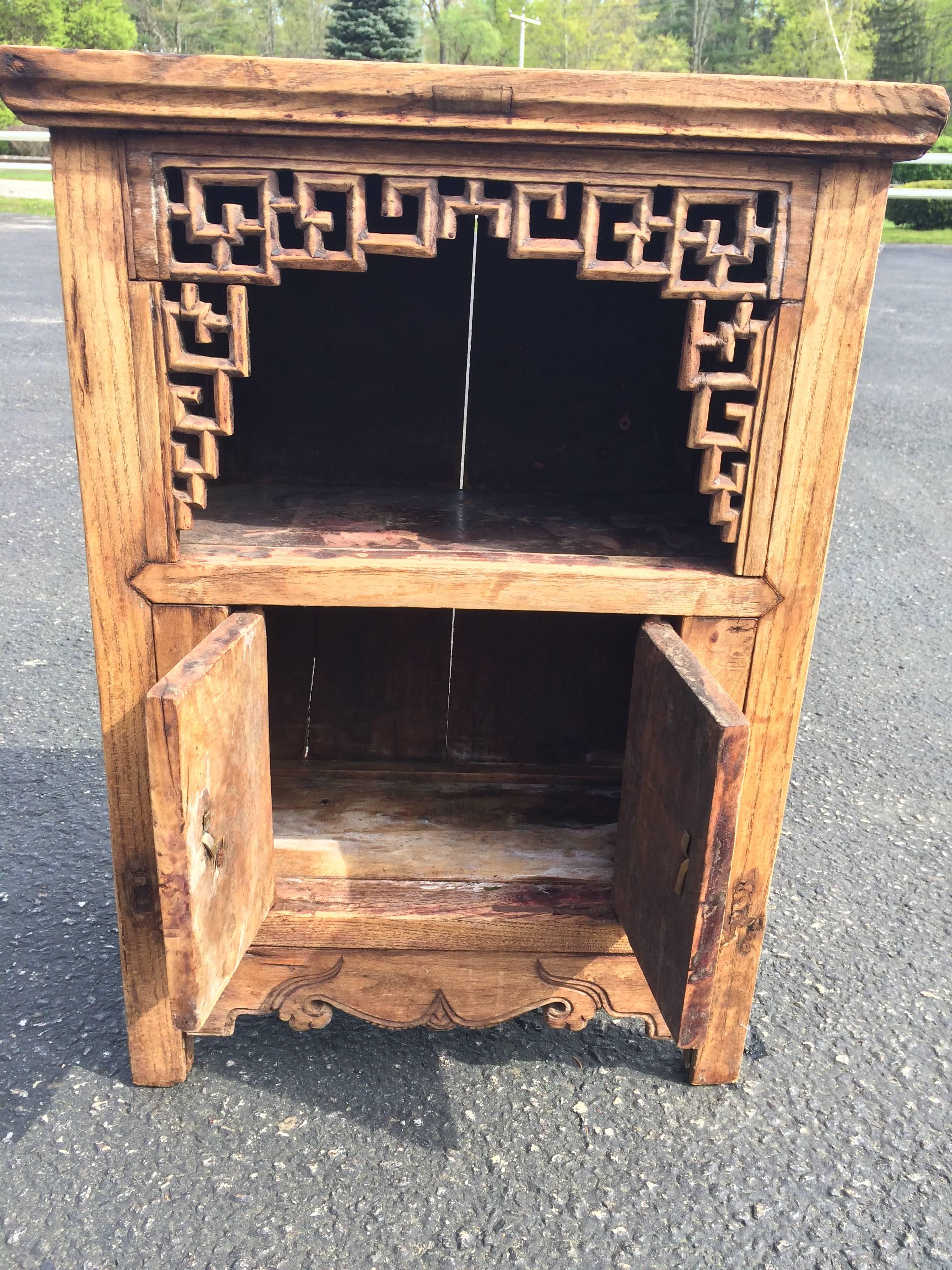 Unknown Asian Cabinet with Fretwork