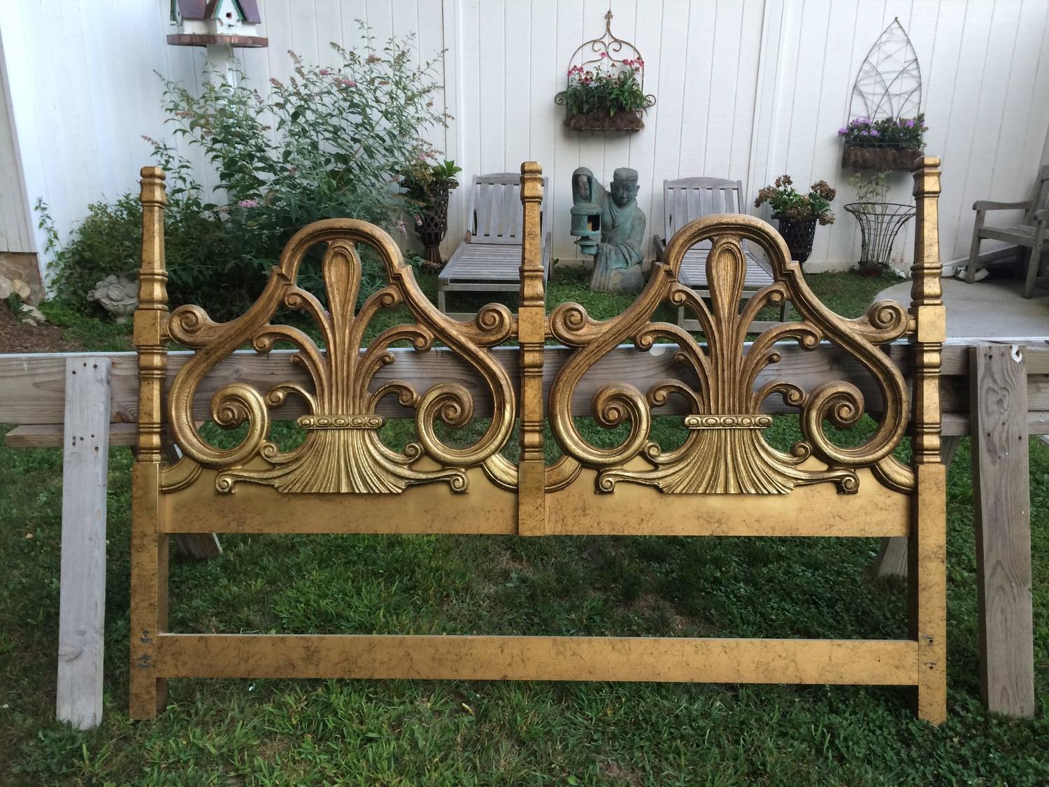 Hollywood Regency King Headboard For Sale at 1stdibs