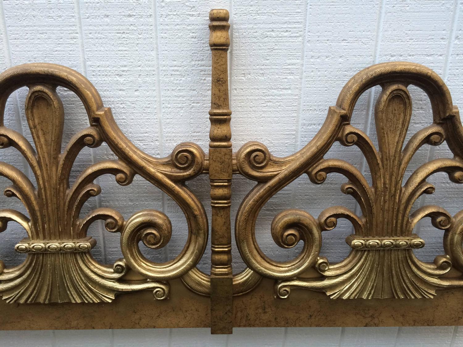 Hollywood Regency King Headboard For Sale at 1stdibs