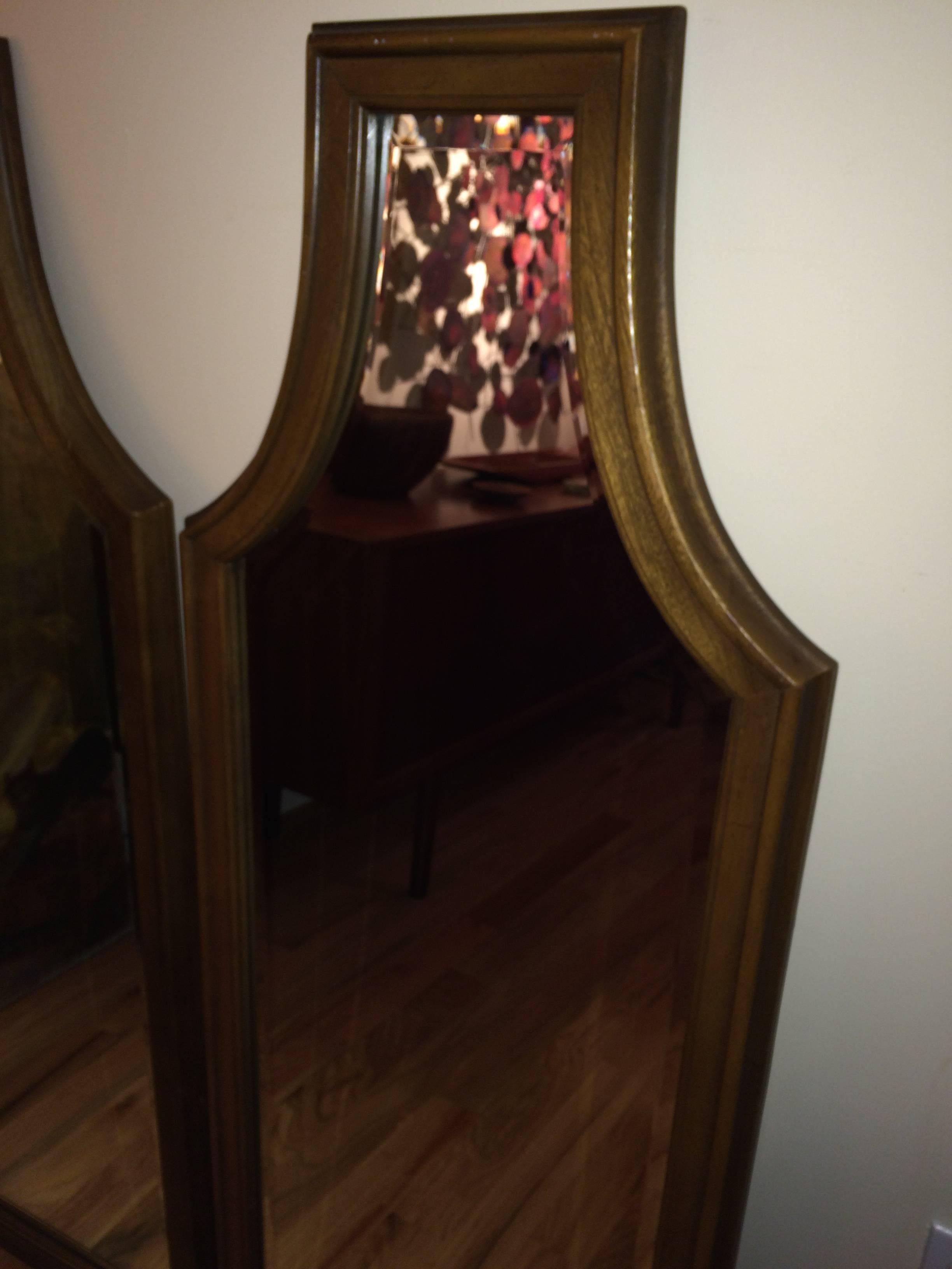Pair of Hollywood Regency Mirrors For Sale 3