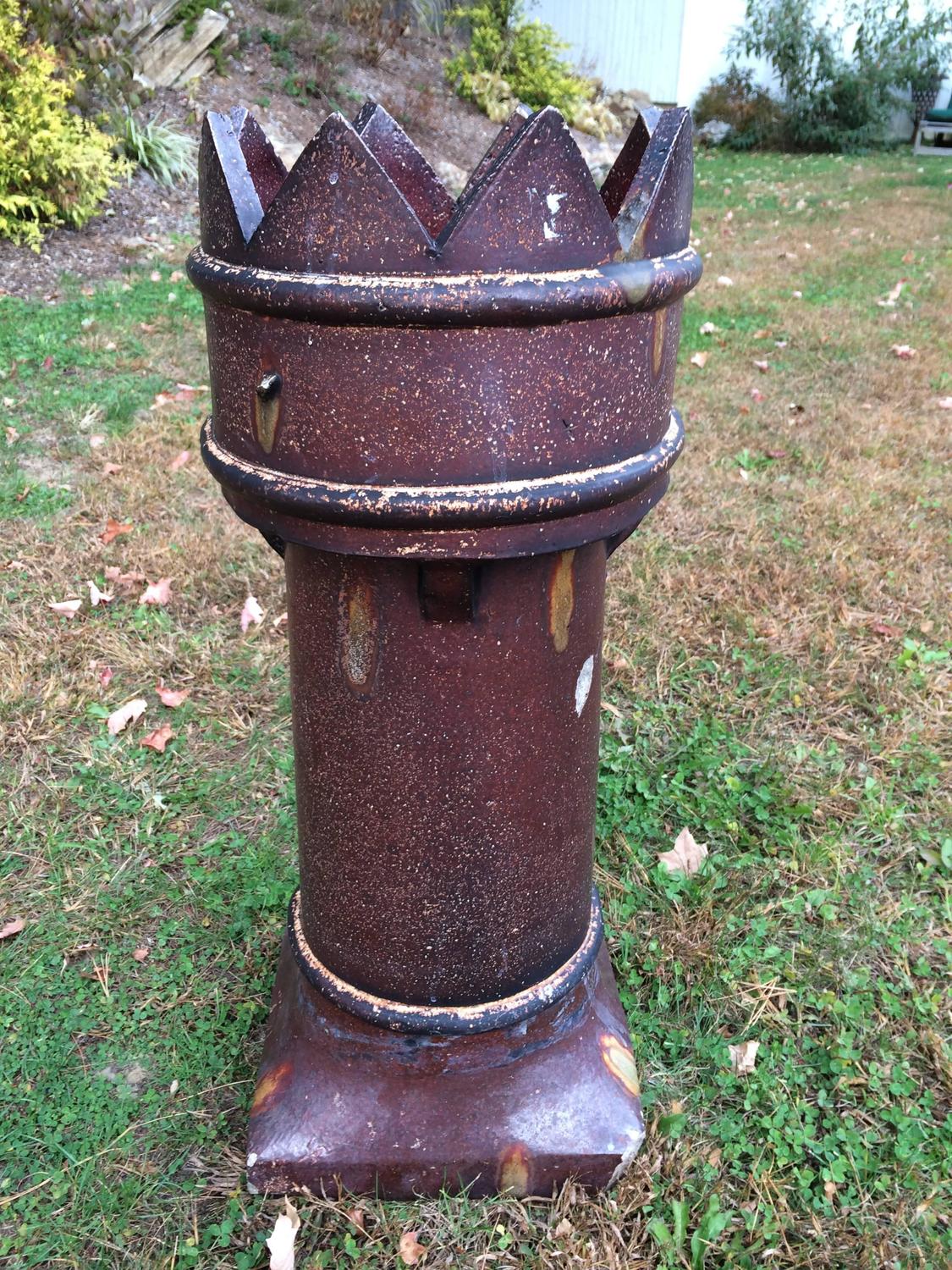 English Salt Glaze Chimney Pot For Sale at 1stdibs