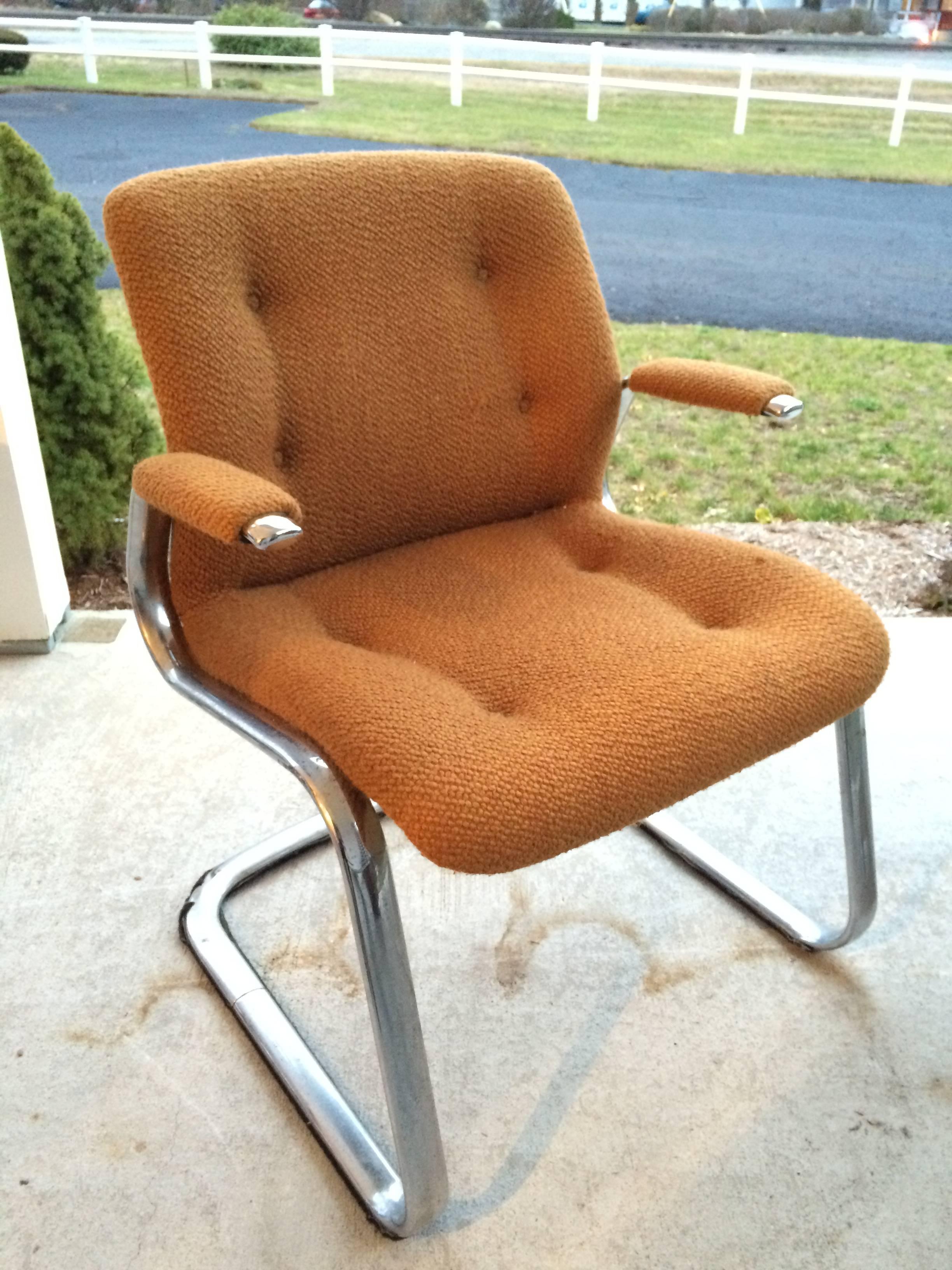 steelcase cantilever chair