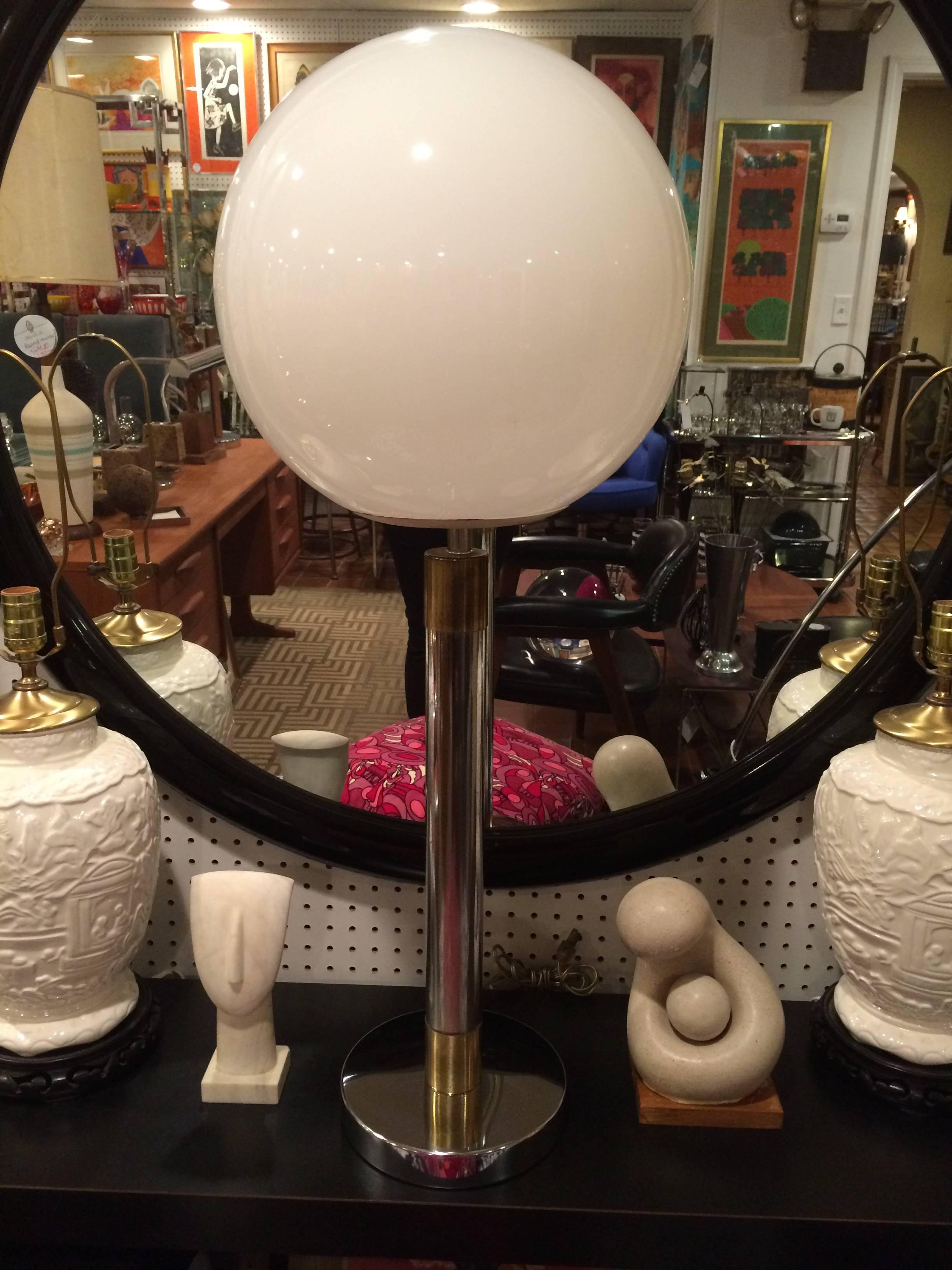 American Large Robert Sonneman Style Lollipop Table Lamp