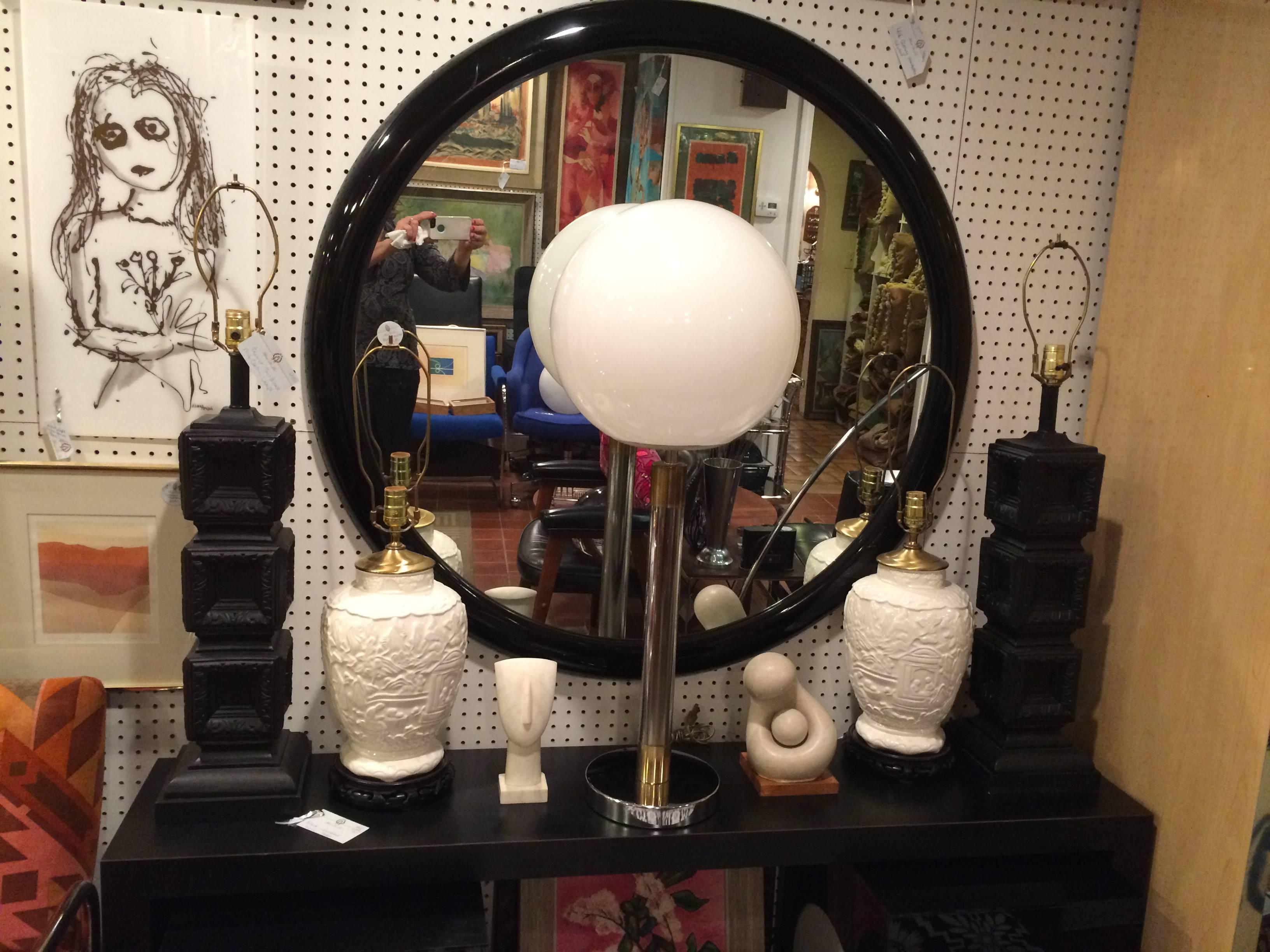 Large Robert Sonneman Style Lollipop Table Lamp 2