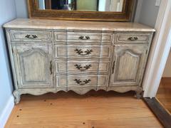 Shabby Chic Marble Topped Dresser or Server