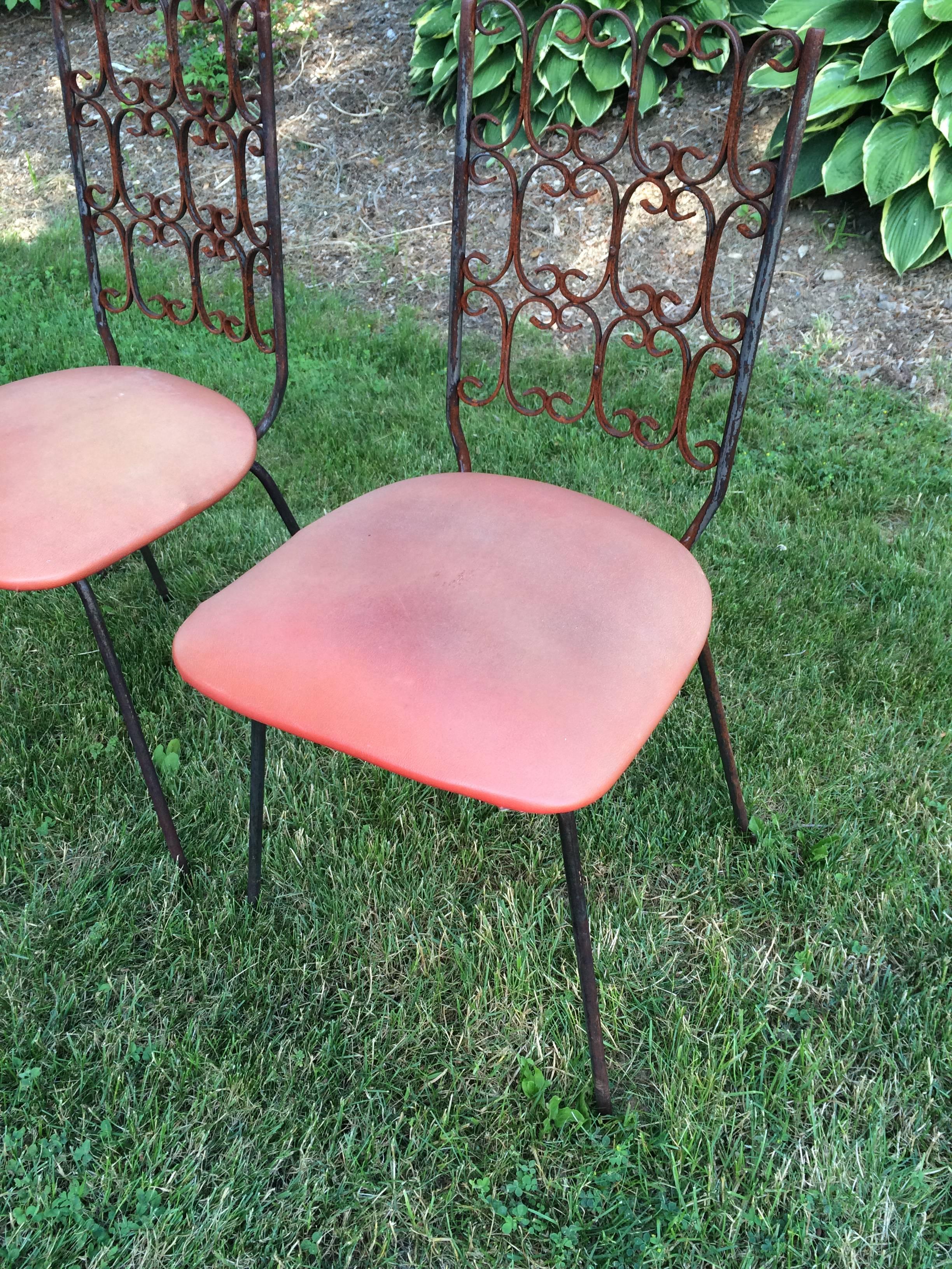 American Set of Four Arthur Umanoff Granada Chairs 