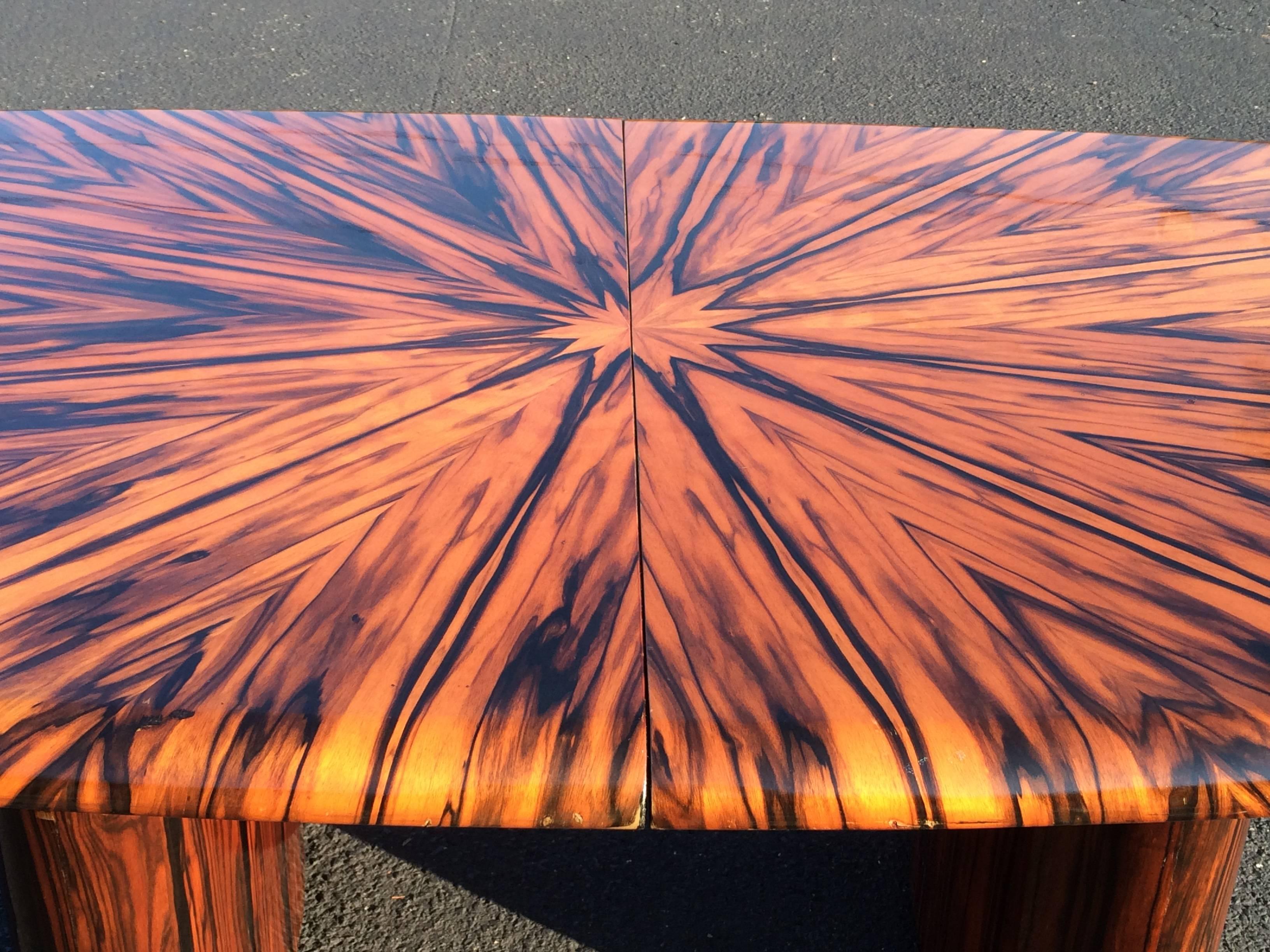 zebrawood table