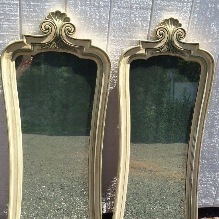 Pair of Hollywood Regency Mirrors 2