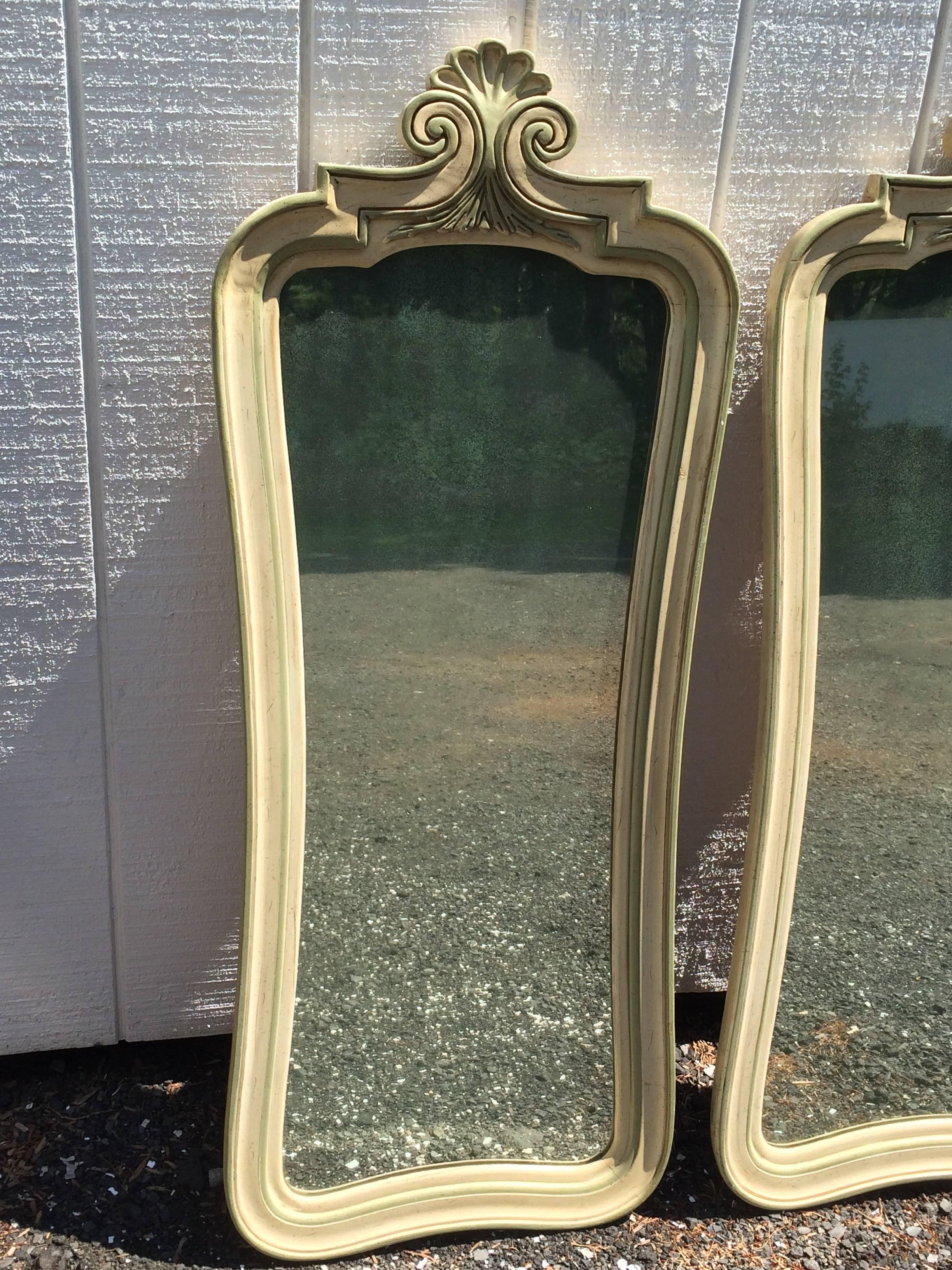 Pair of Hollywood Regency Mirrors 3