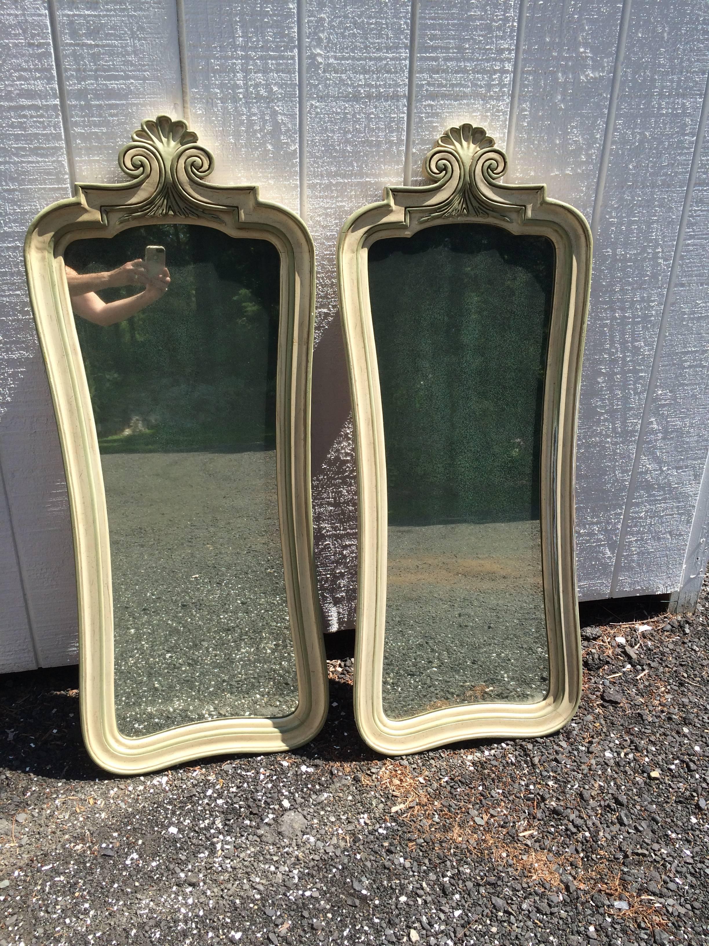 Pair of Hollywood Regency Mirrors 10