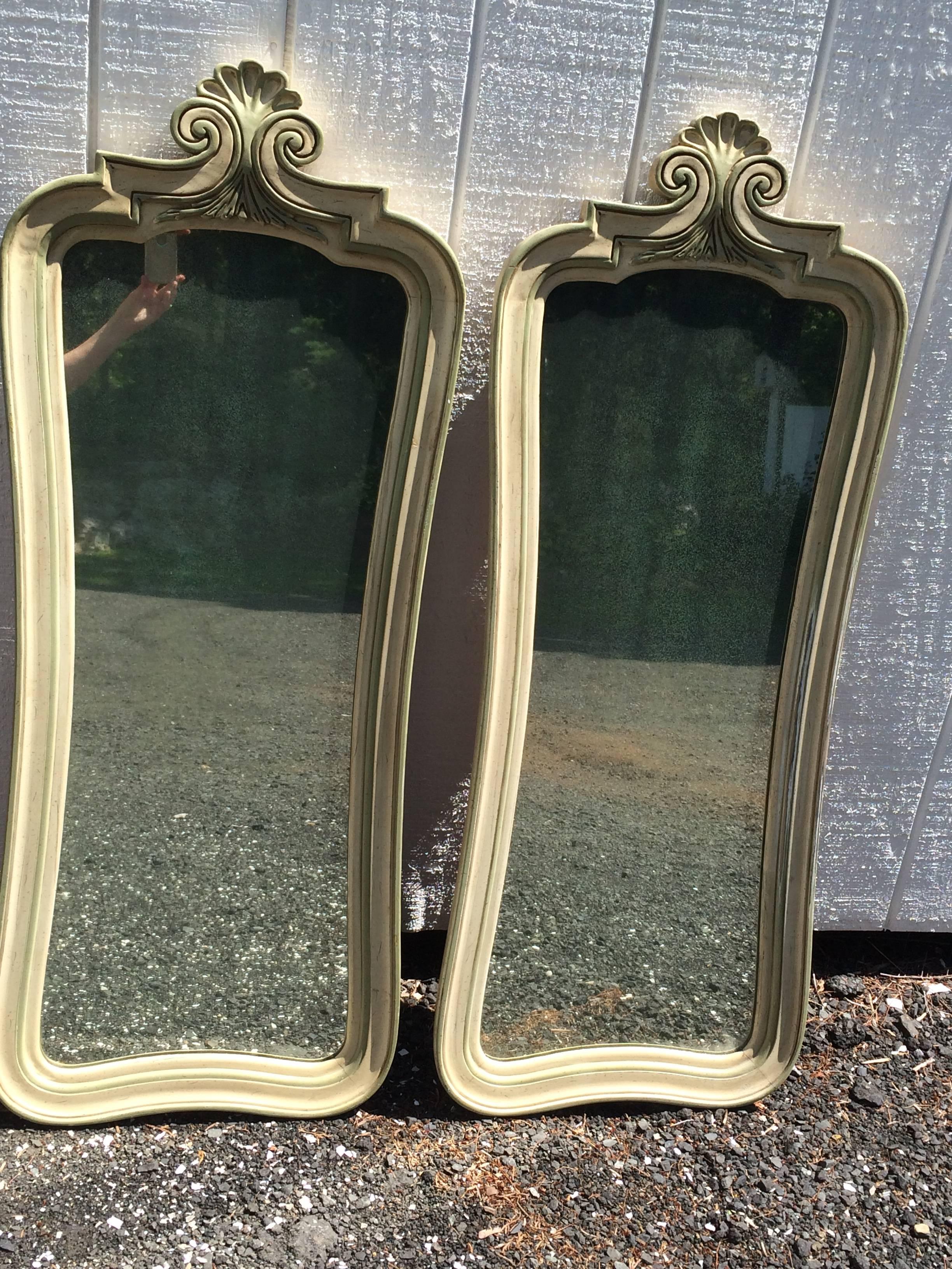 Pair of Hollywood Regency Mirrors 11