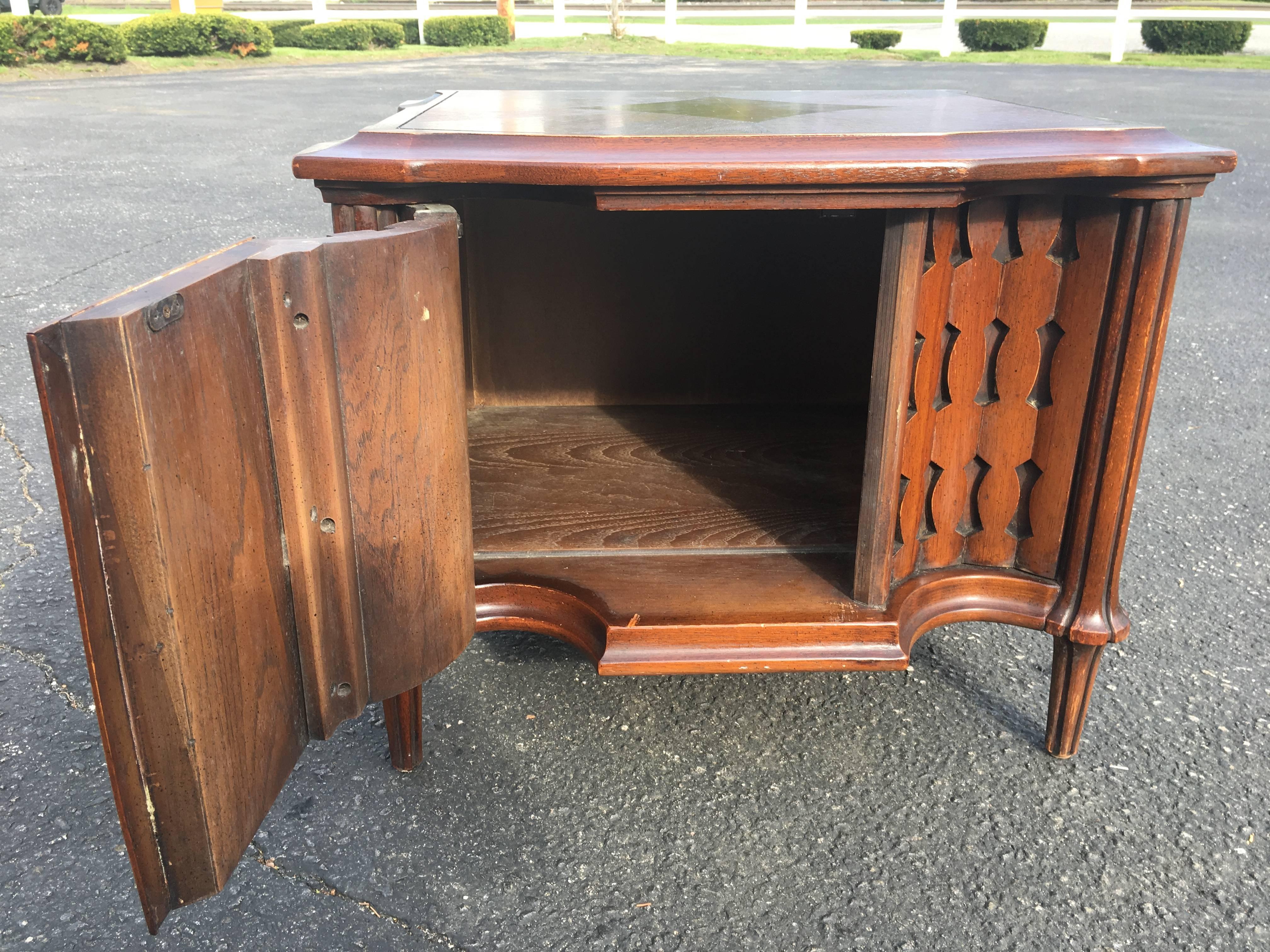 Sold-Mid-Century Brutalist Cabinet or End Table 2