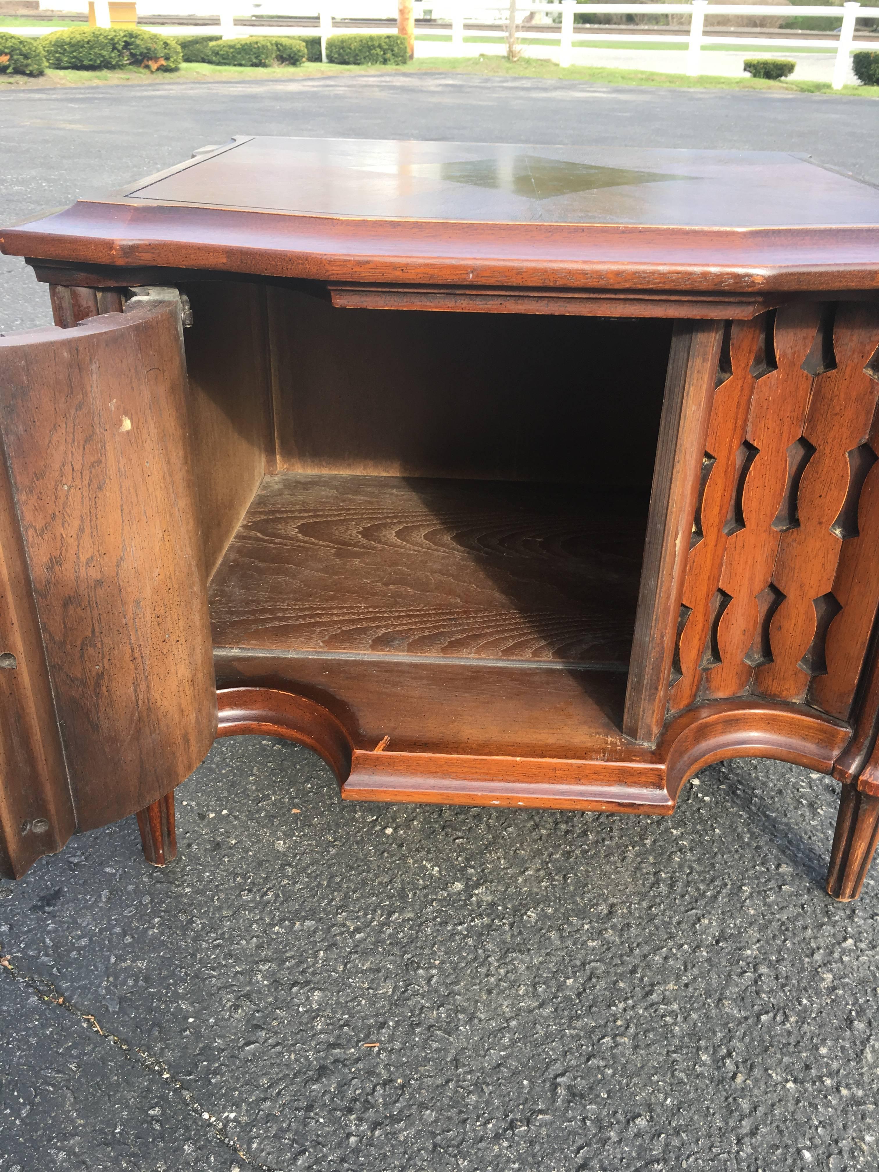 Sold-Mid-Century Brutalist Cabinet or End Table 3