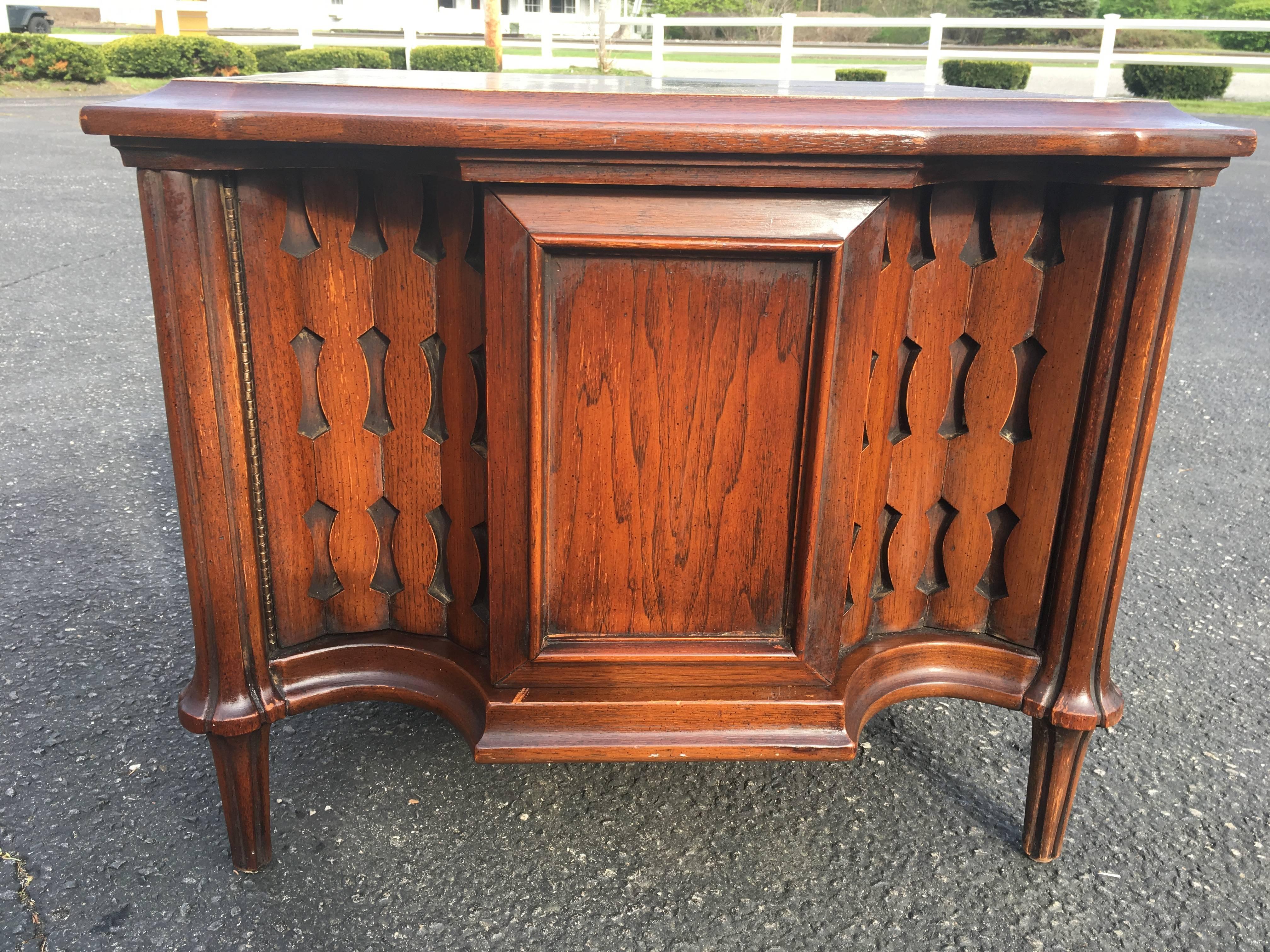 Sold-Mid-Century Brutalist Cabinet or End Table 5