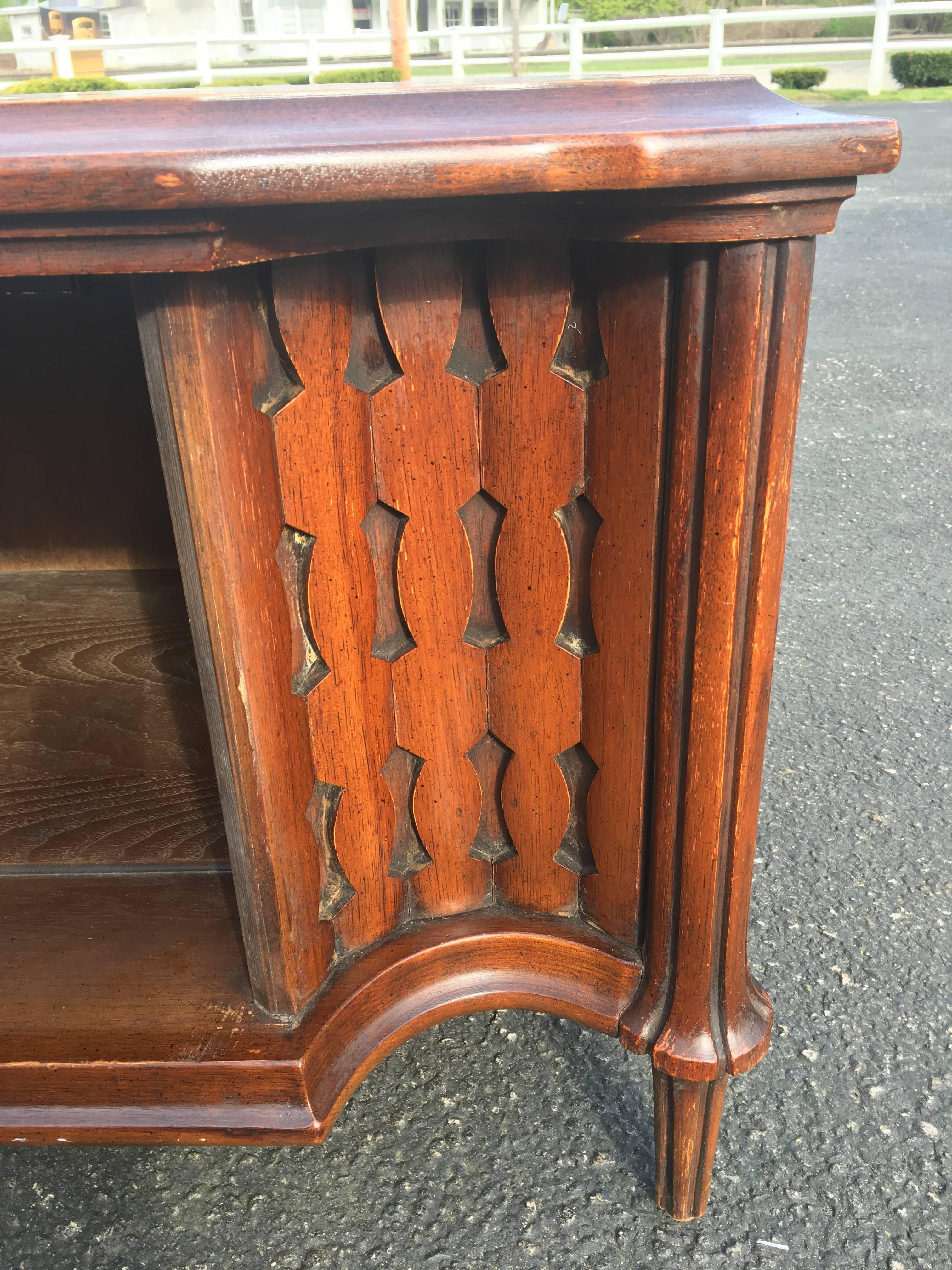 Sold-Mid-Century Brutalist Cabinet or End Table 4