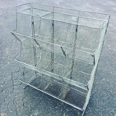 Industrial Style Wire Mesh Storage Bin