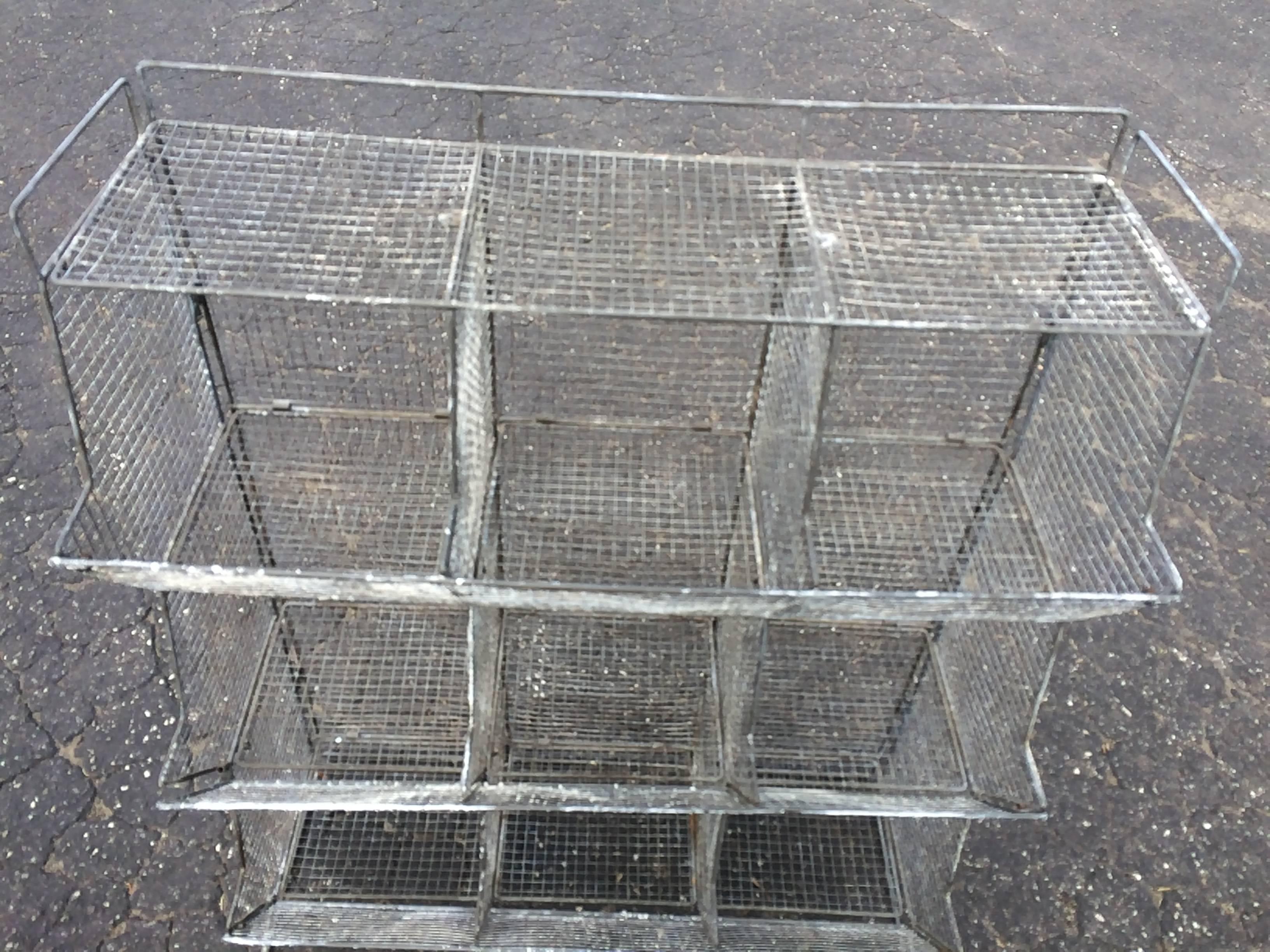 wire mesh storage containers