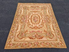 Room Size Aubusson Needlepoint Rug 9' x 12'