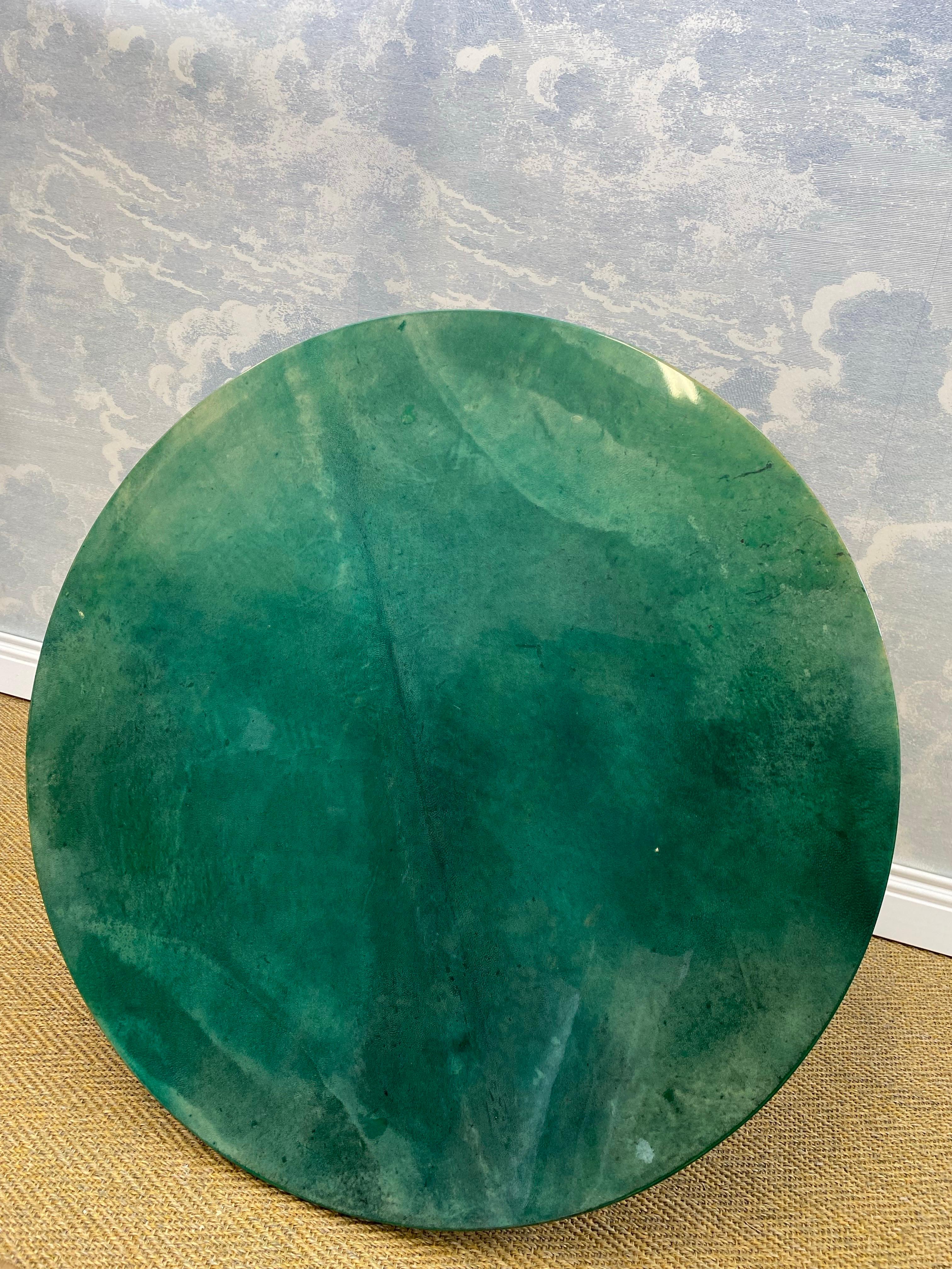 Raro da trovare! Tavolo da salotto Greene & Greene Tura con base a tulipano, Italia, anni '50 in vendita 3