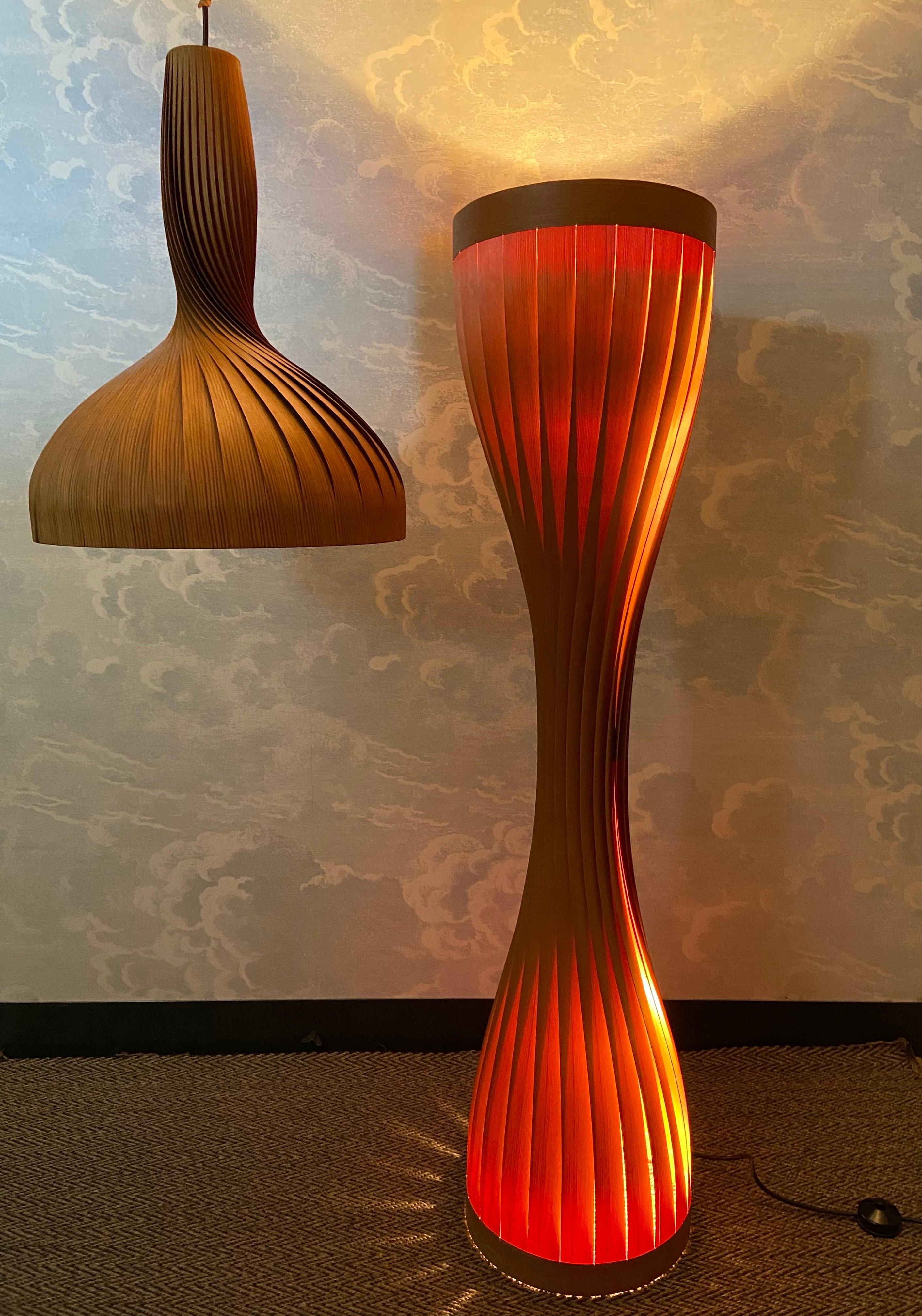 Lampada a sospensione a spirale di Hans-Agne Jakobsson, Svezia, anni '60 in vendita 5