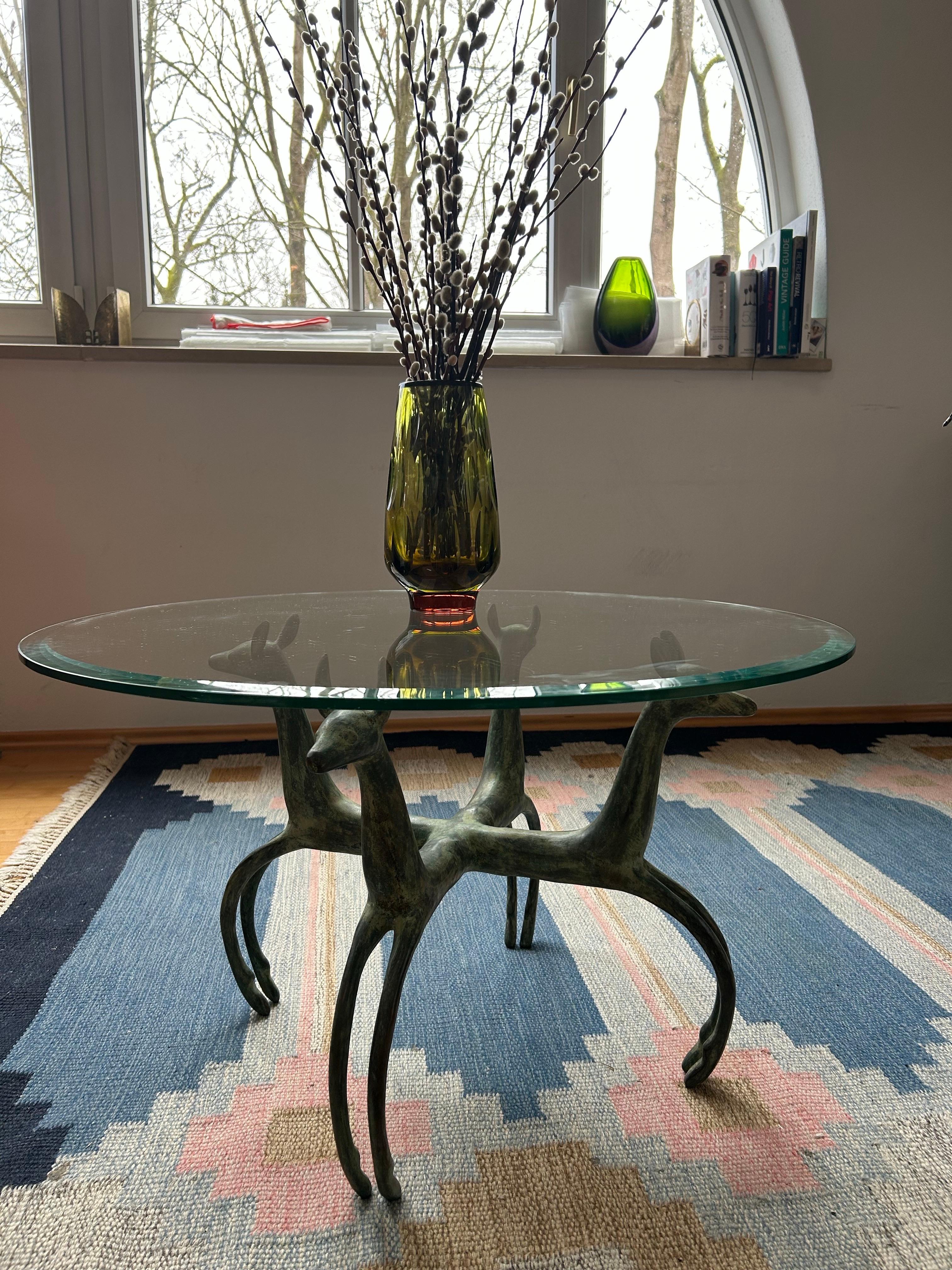 Sculptural Coffee Table, Patinated Bronze, in the Style of Armand-Albert Rateau en vente 7