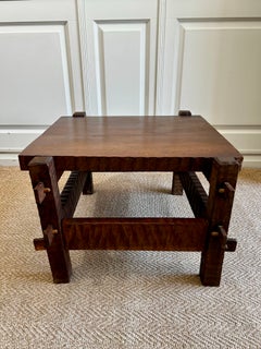 Architectural Brutalist Coffee Table with Visible Joinery, Germany, 1970's