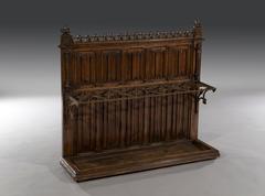 19th Century Victorian Period Gothic Oak Stick Stand in the Manner Pugin