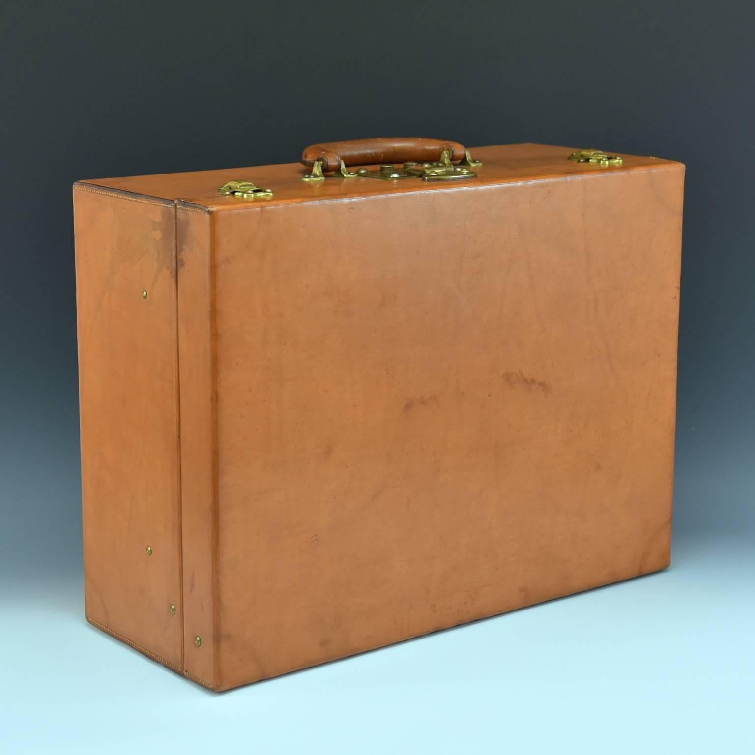 French Louis Vuitton Leather Case, circa 1935