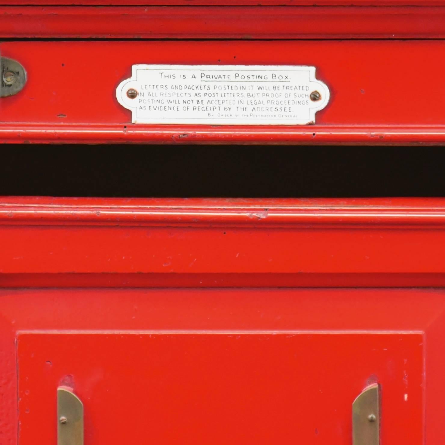 English 'Country House' Private Post Box c1925 5