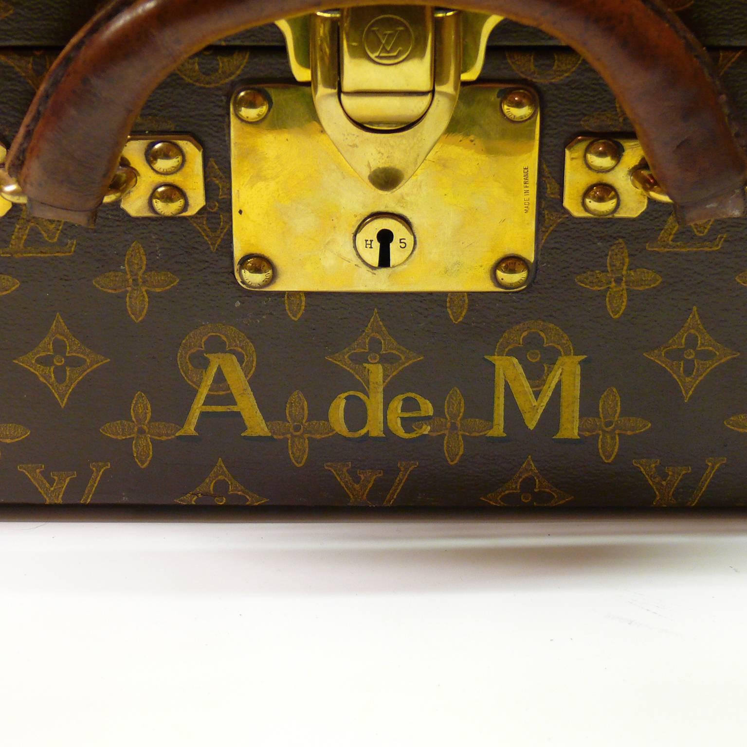 Louis Vuitton Monogram Suitcase c1945 In Good Condition In London, GB