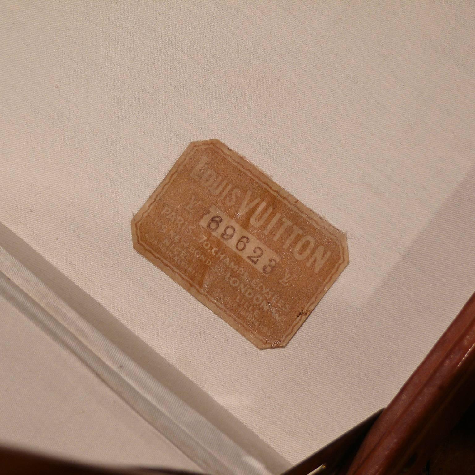 Coffret en cuir Louis Vuitton, circa 1920 4