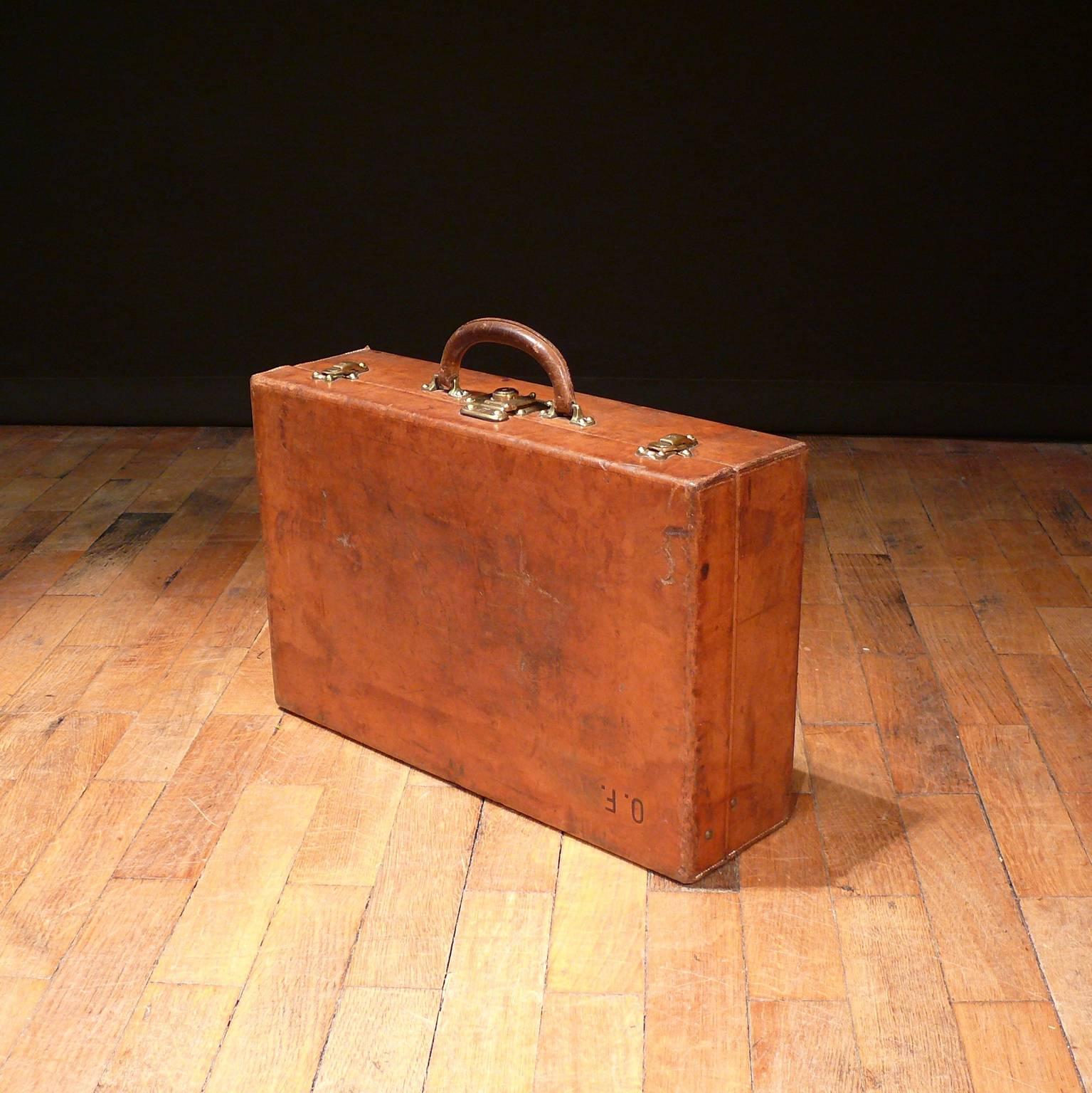 Français Coffret en cuir Louis Vuitton, circa 1920
