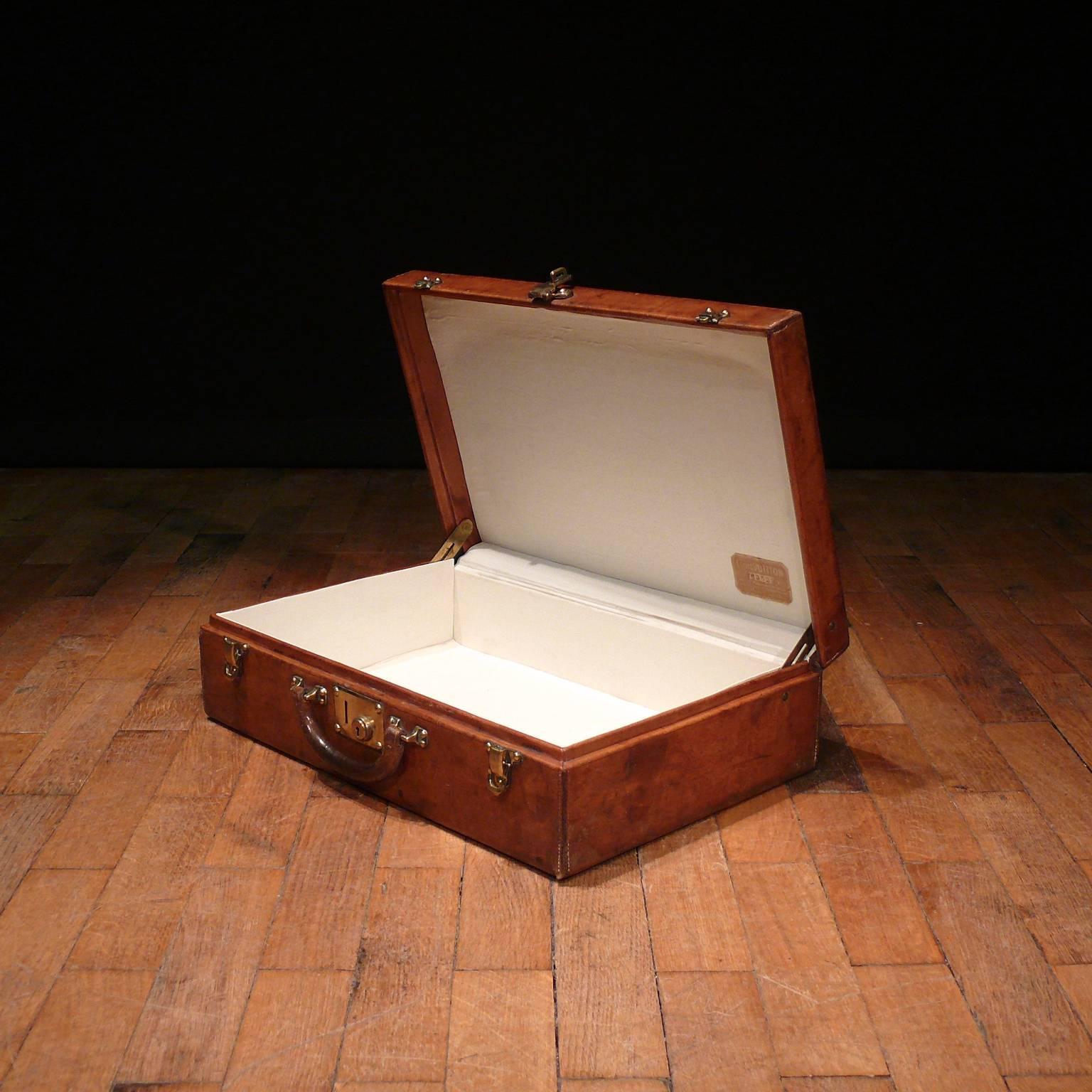 Laiton Coffret en cuir Louis Vuitton, circa 1920
