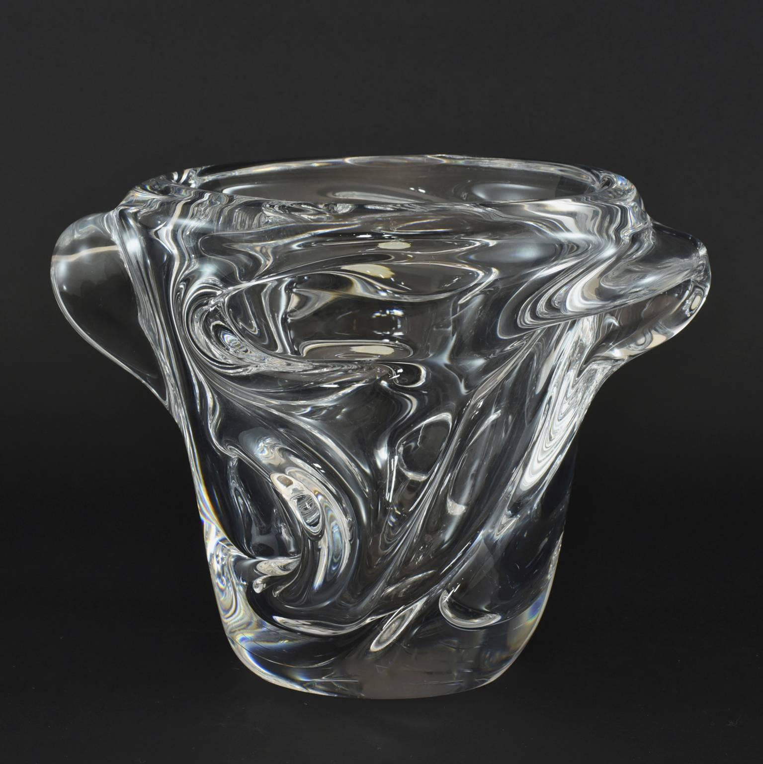 20ième siècle Seau à glace en cristal Svres