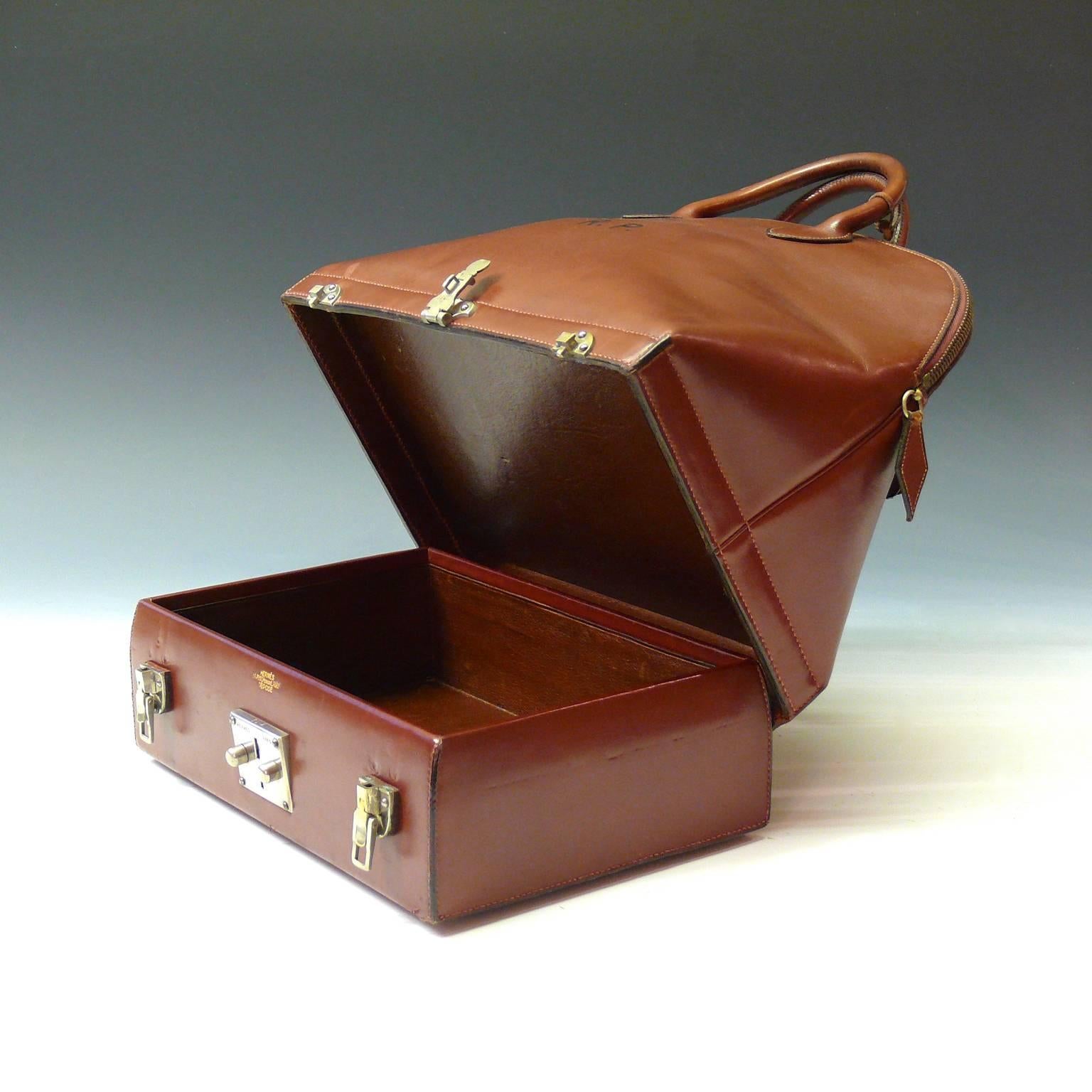 Rare Hermes Mallette Bag c1935 In Good Condition In London, GB