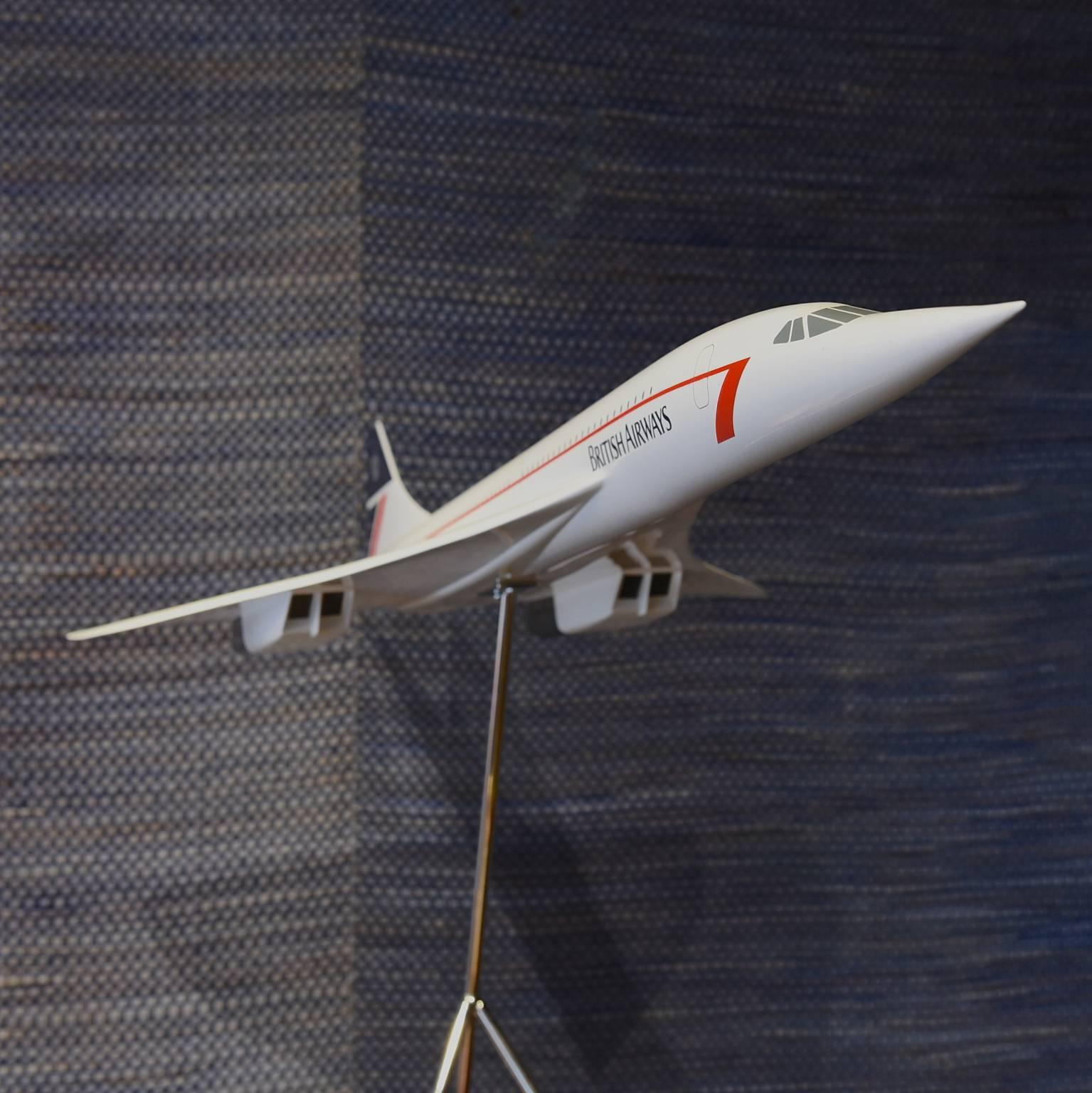 British Airways Concorde ORIGINAL boissons AGITATEUR années 1990 RARE 