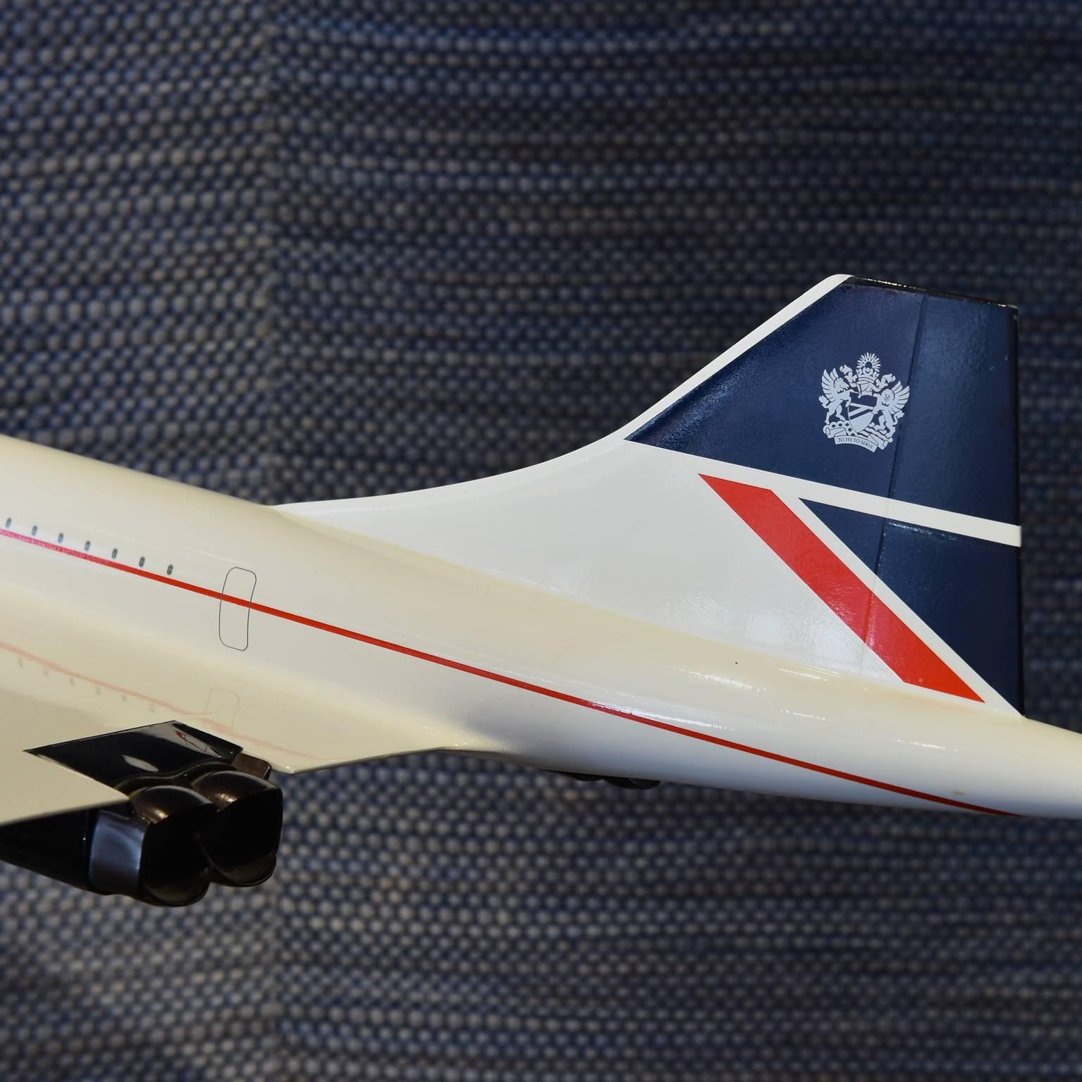 20th Century Original British Airways Concorde Model